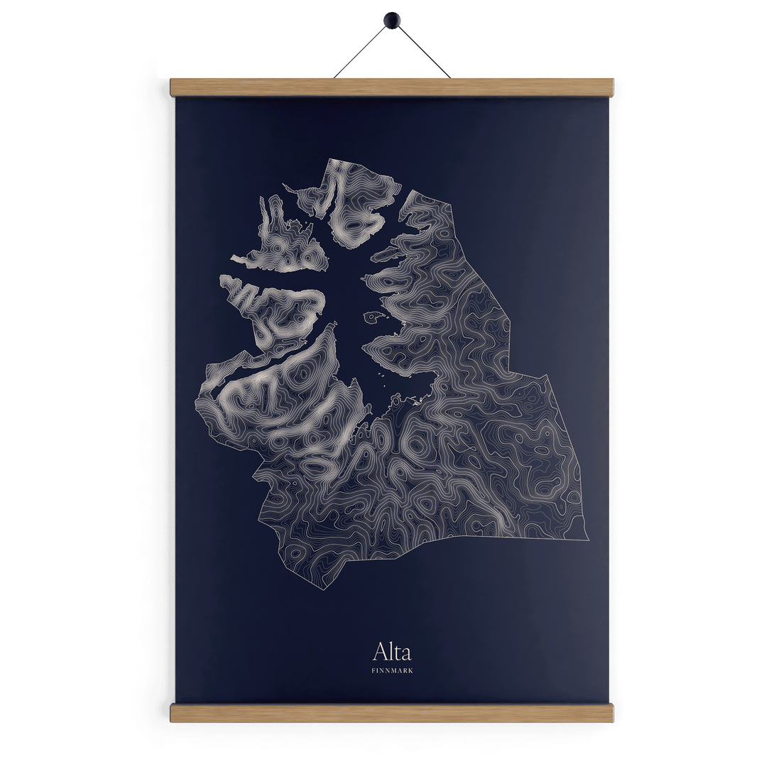 Alta kotekart - Vinternatt