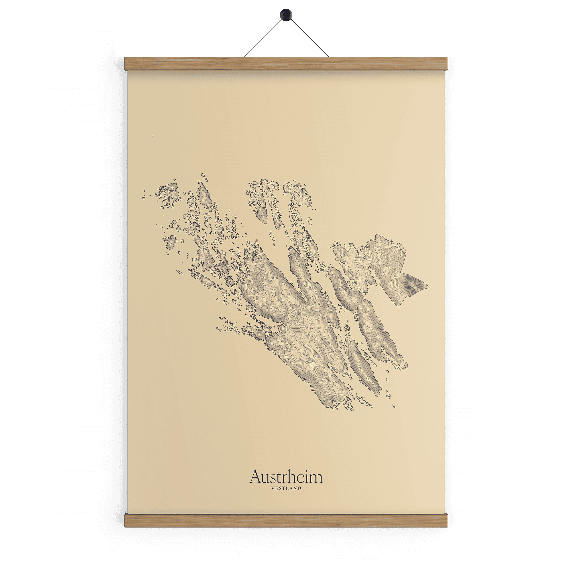 Austrheim kotekart - Sandstein