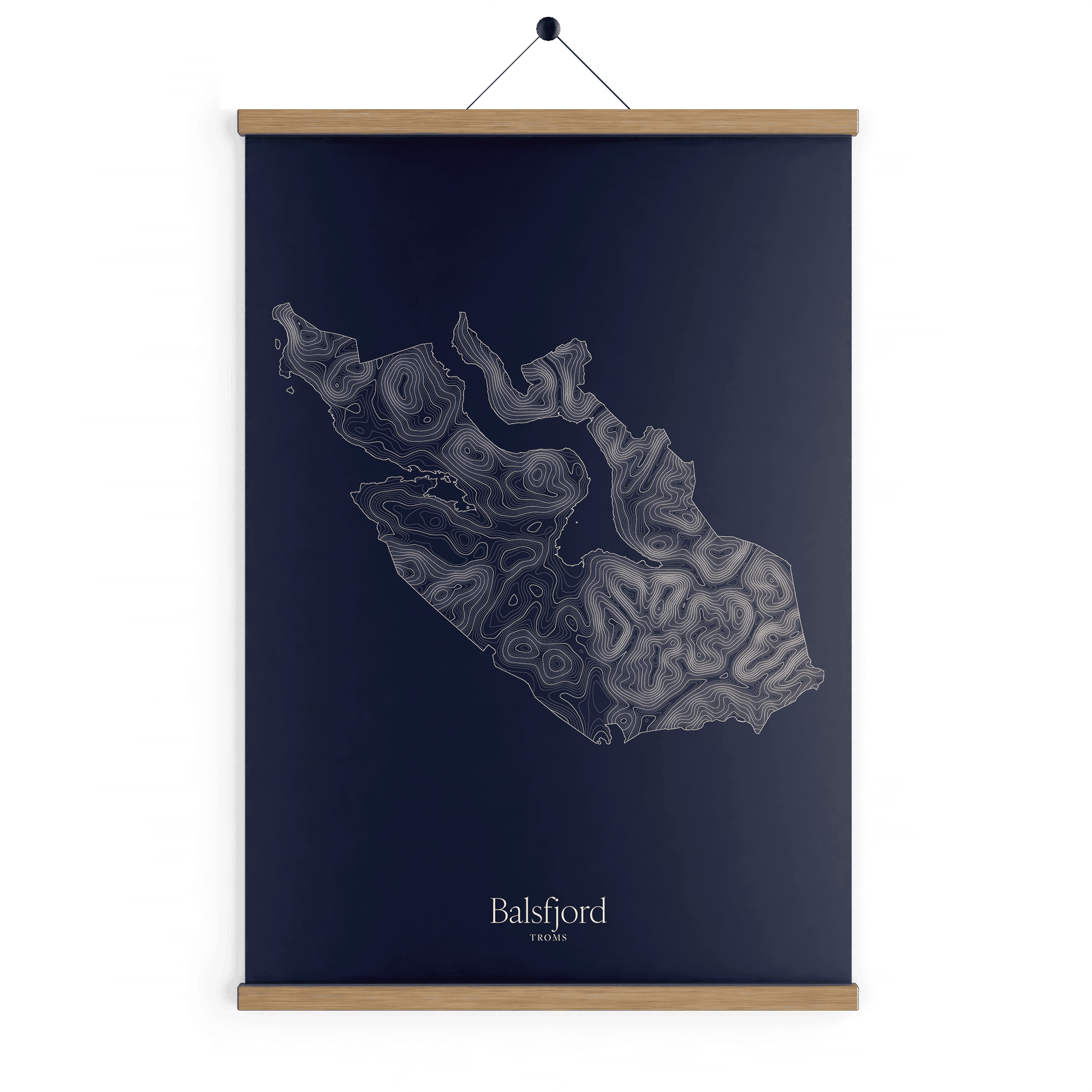Balsfjord kotekart - Vinternatt