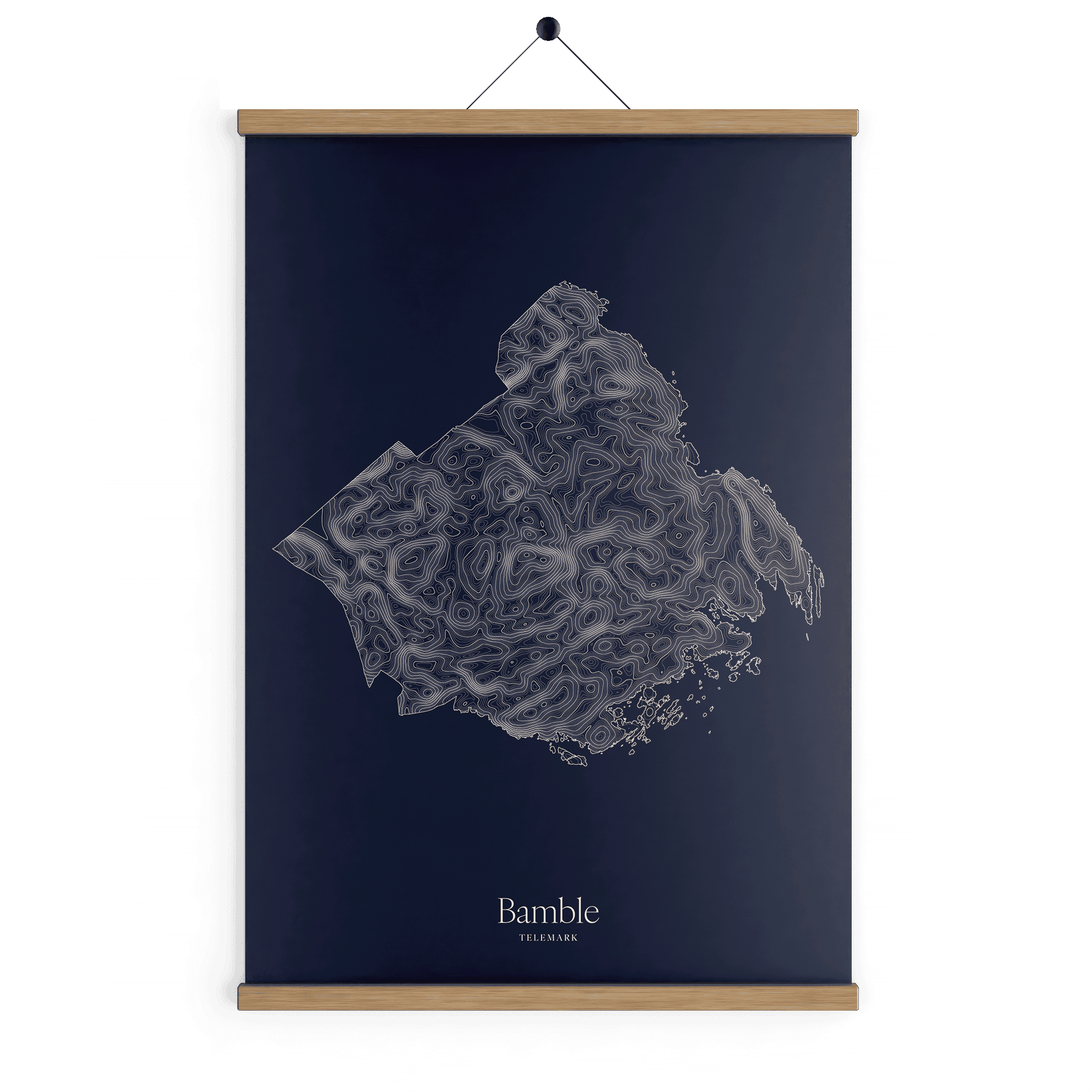 Bamble kotekart - Vinternatt