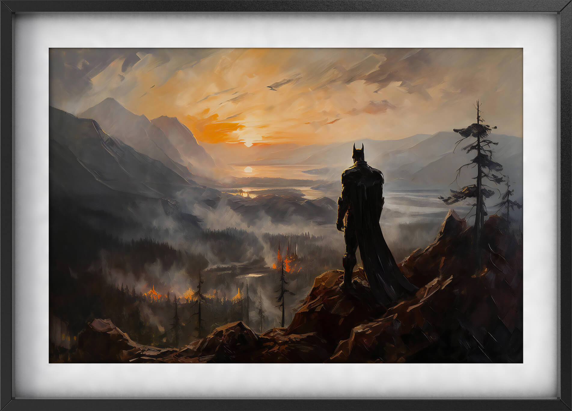Batman i Solnedgang