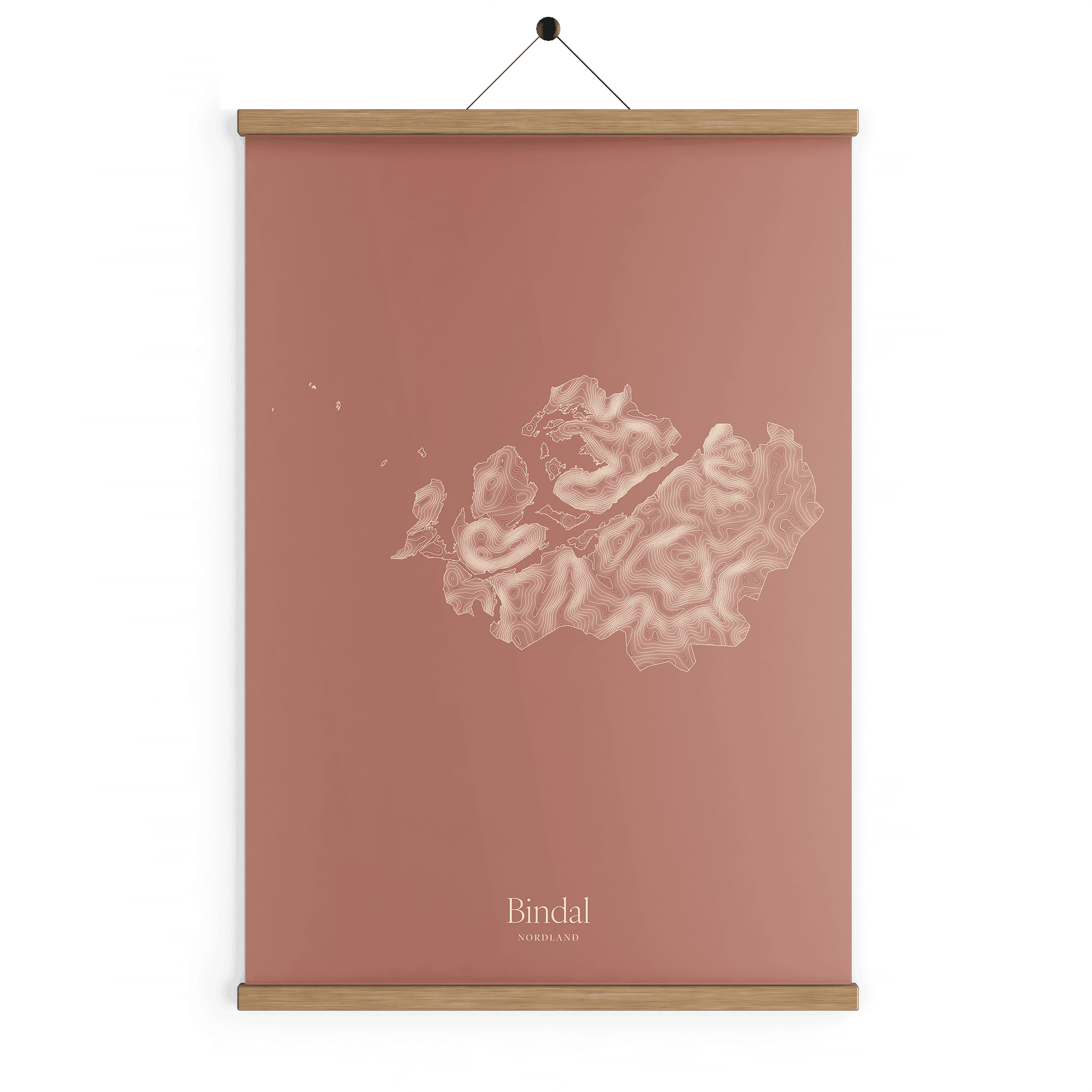 Bindal kotekart - Rustrød