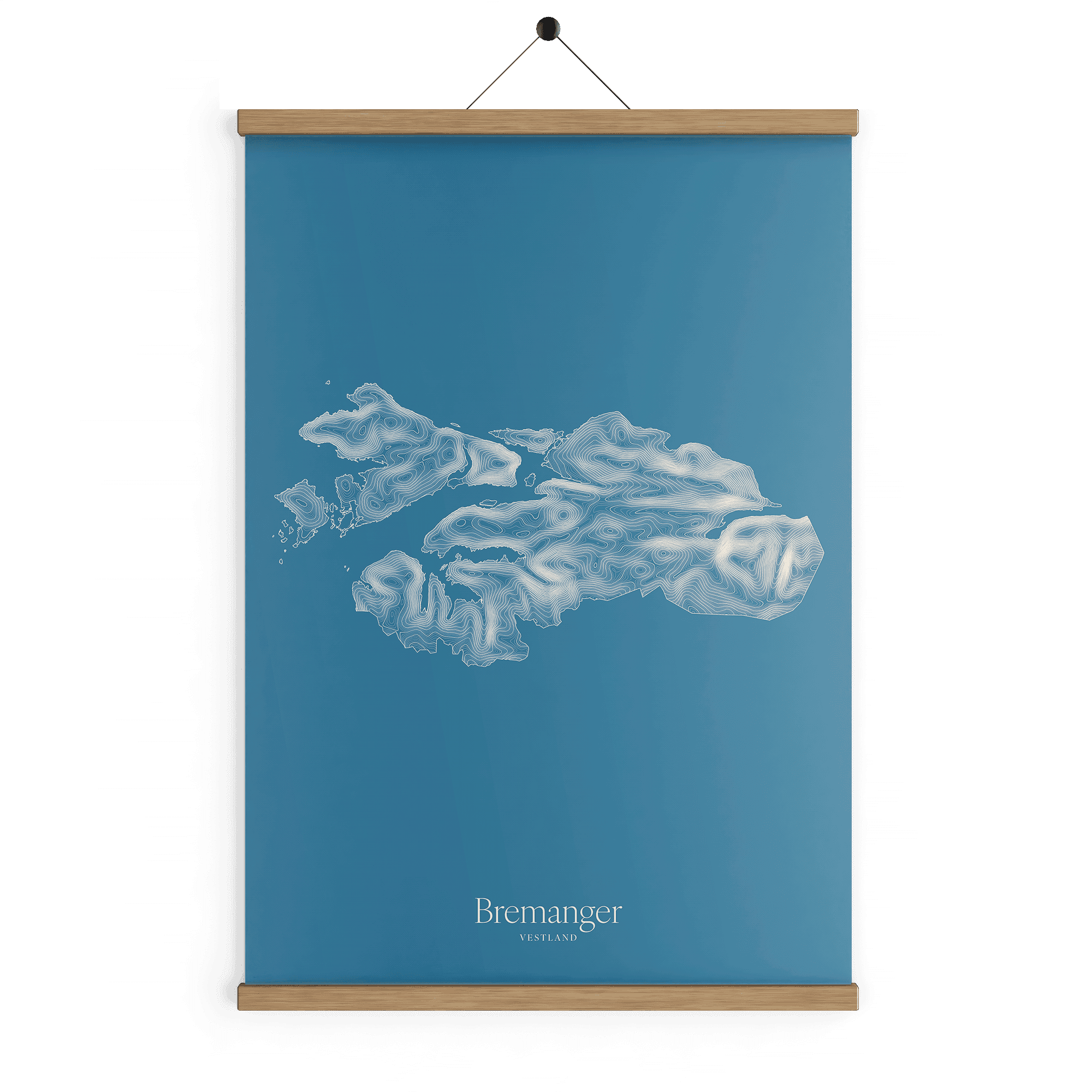 Bremanger kotekart - Himmelblå
