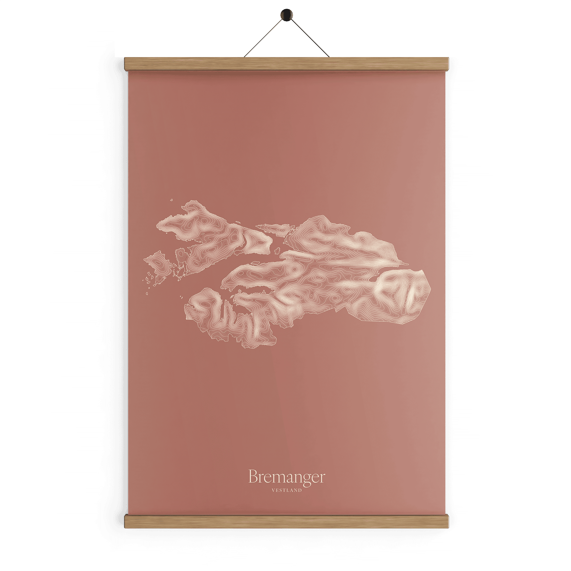 Bremanger kotekart - Rustrød
