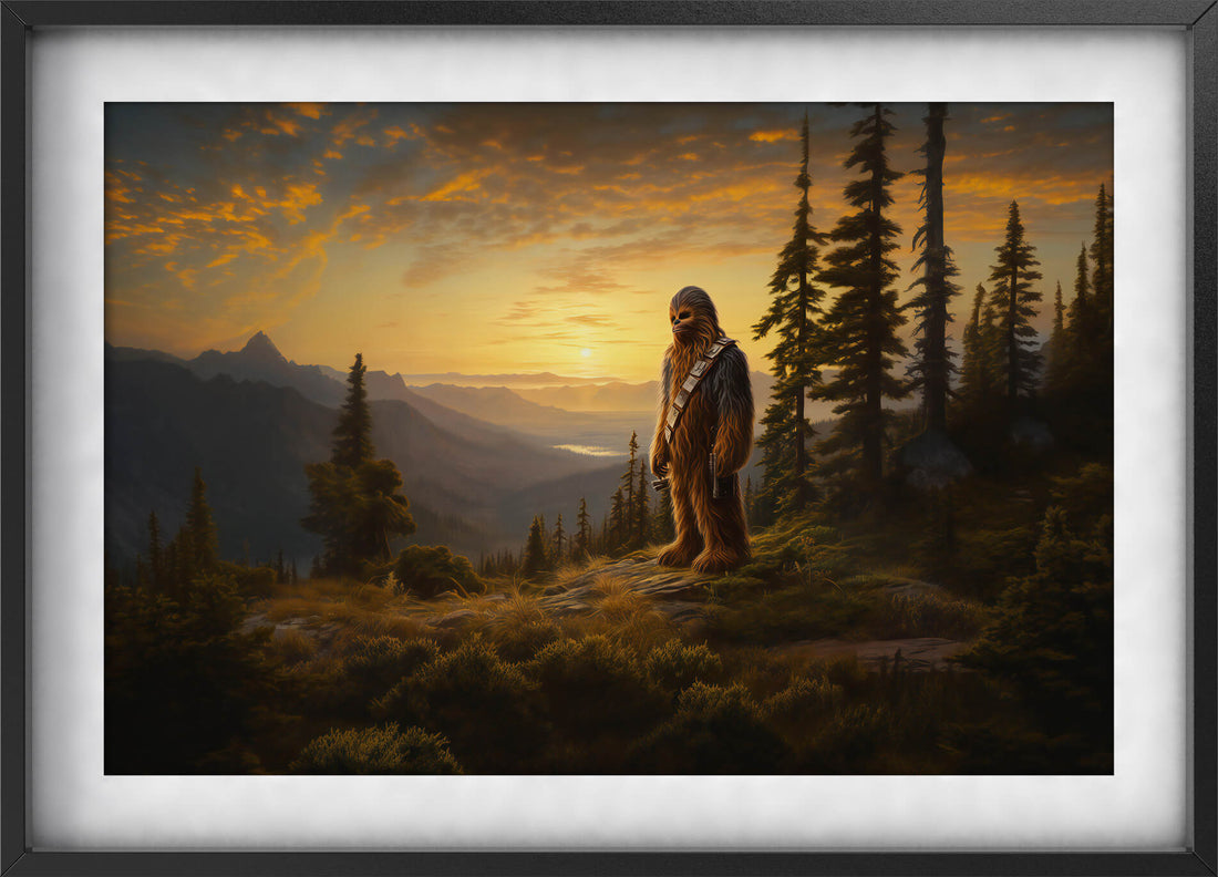 Chewbacca i Solnedgang
