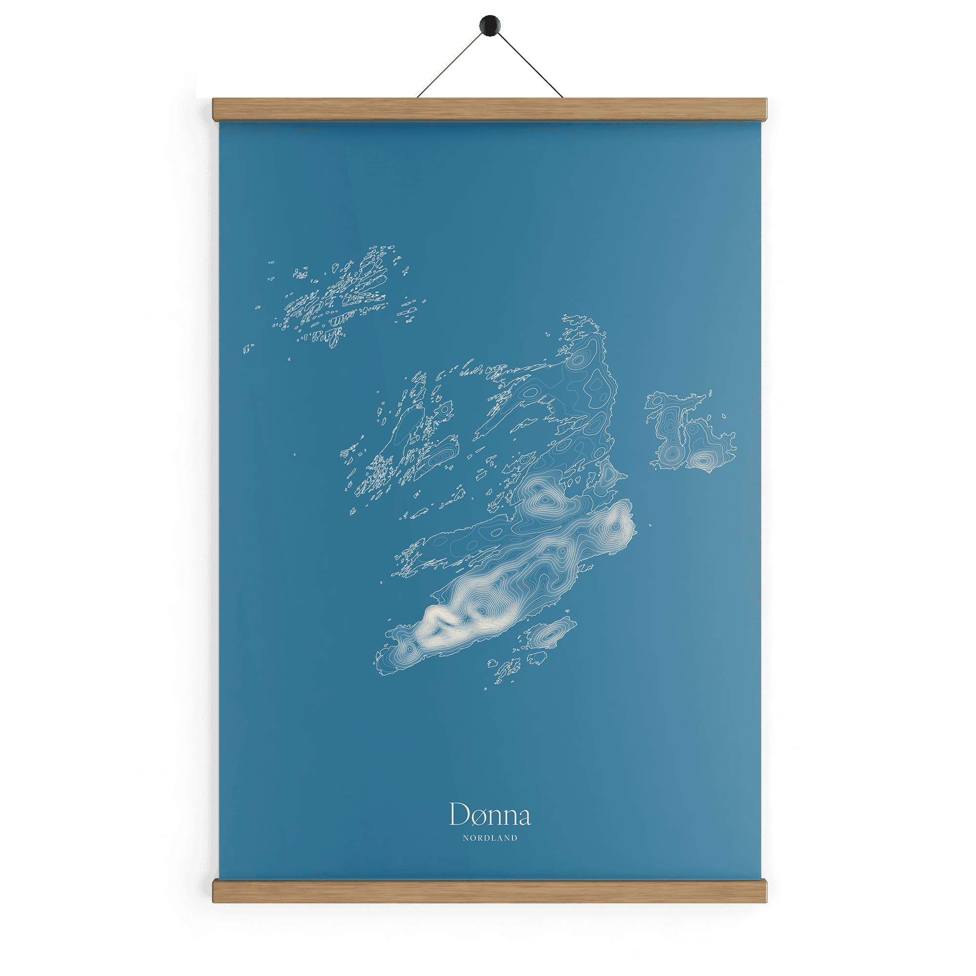 Dønna kotekart - Himmelblå