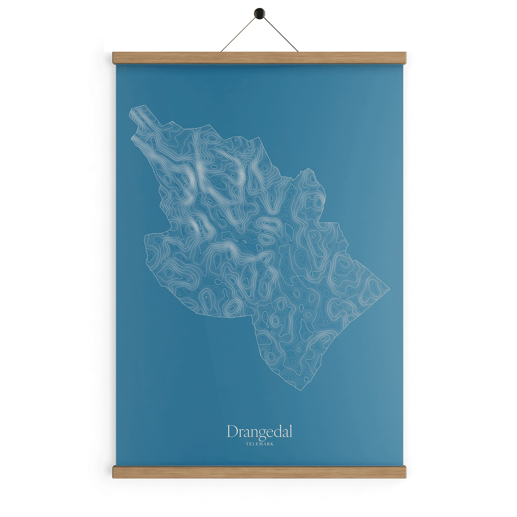 Drangedal kotekart - Himmelblå