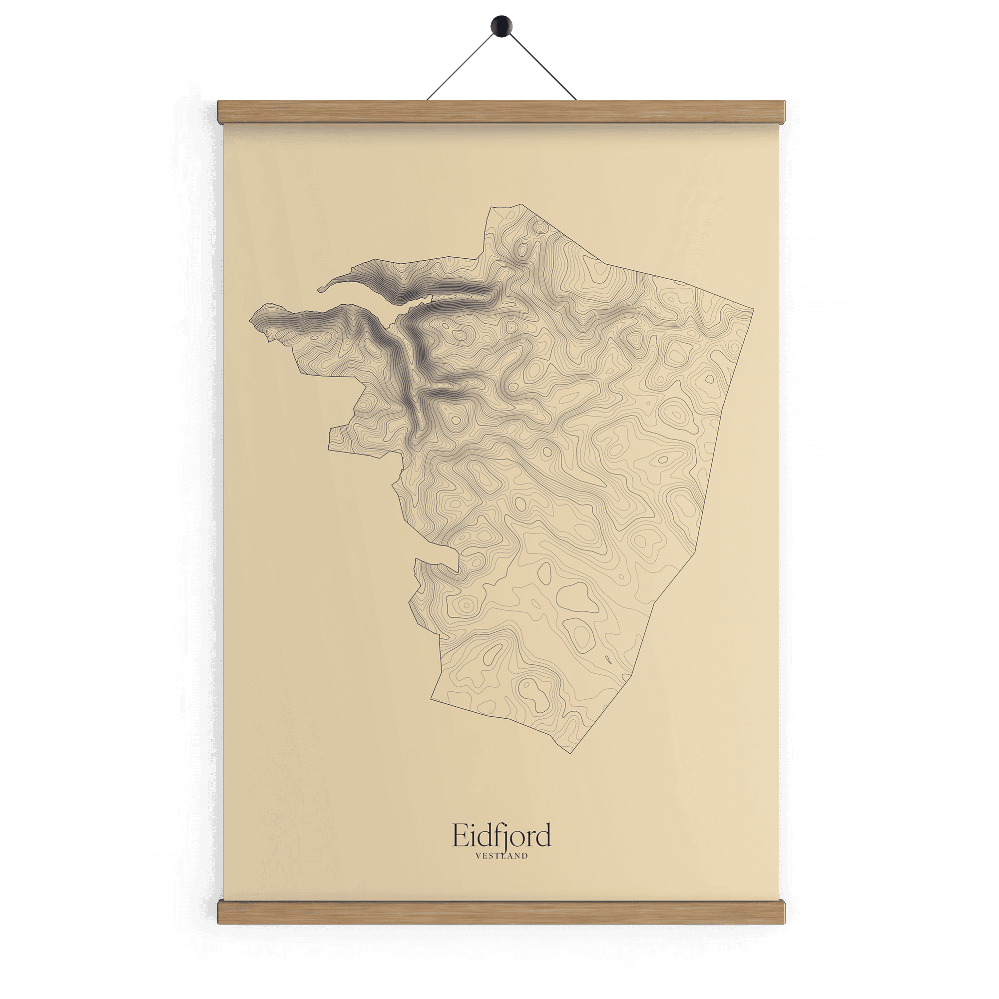 Eidfjord kotekart - Sandstein