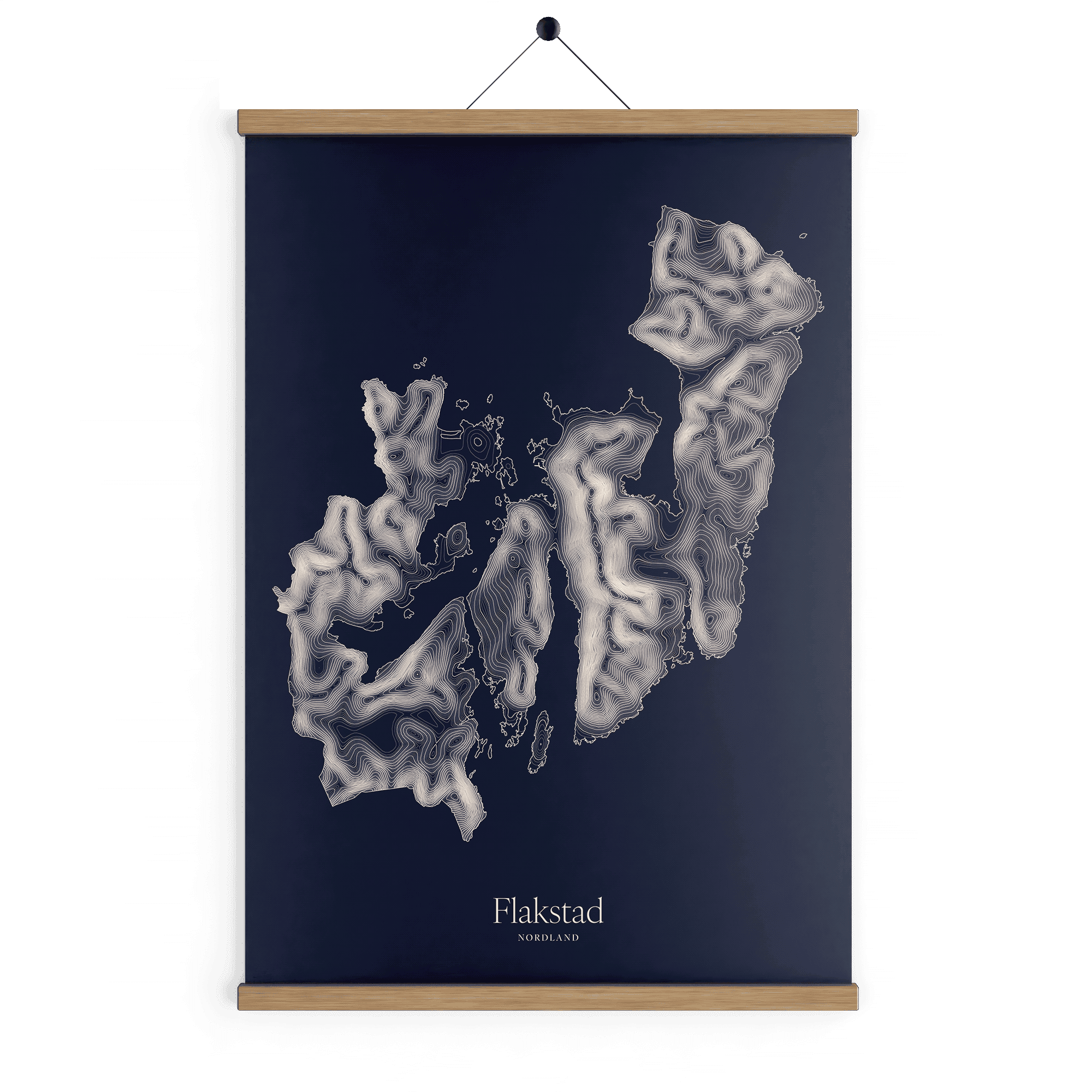 Flakstad kotekart - Vinternatt
