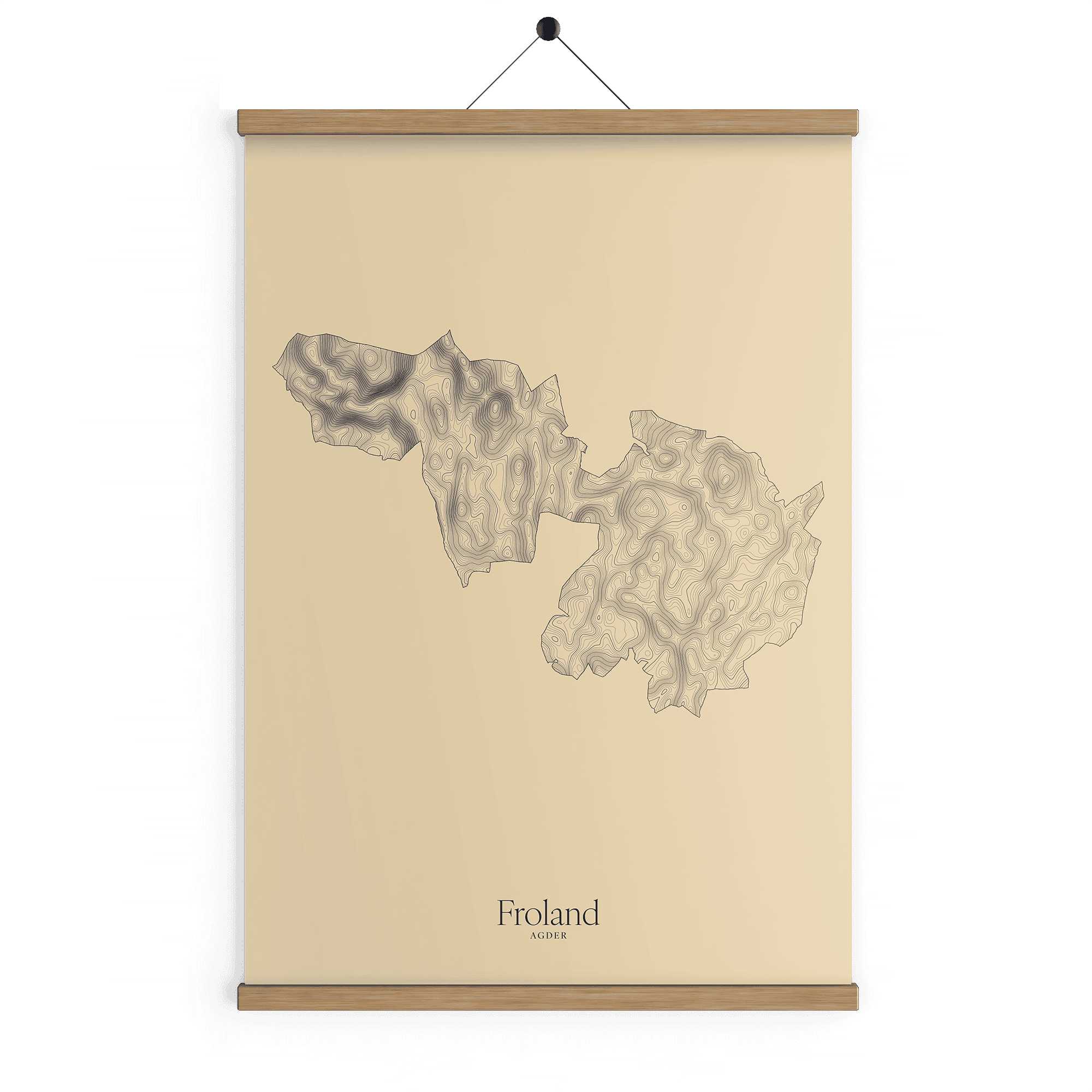 Froland kotekart - Sandstein