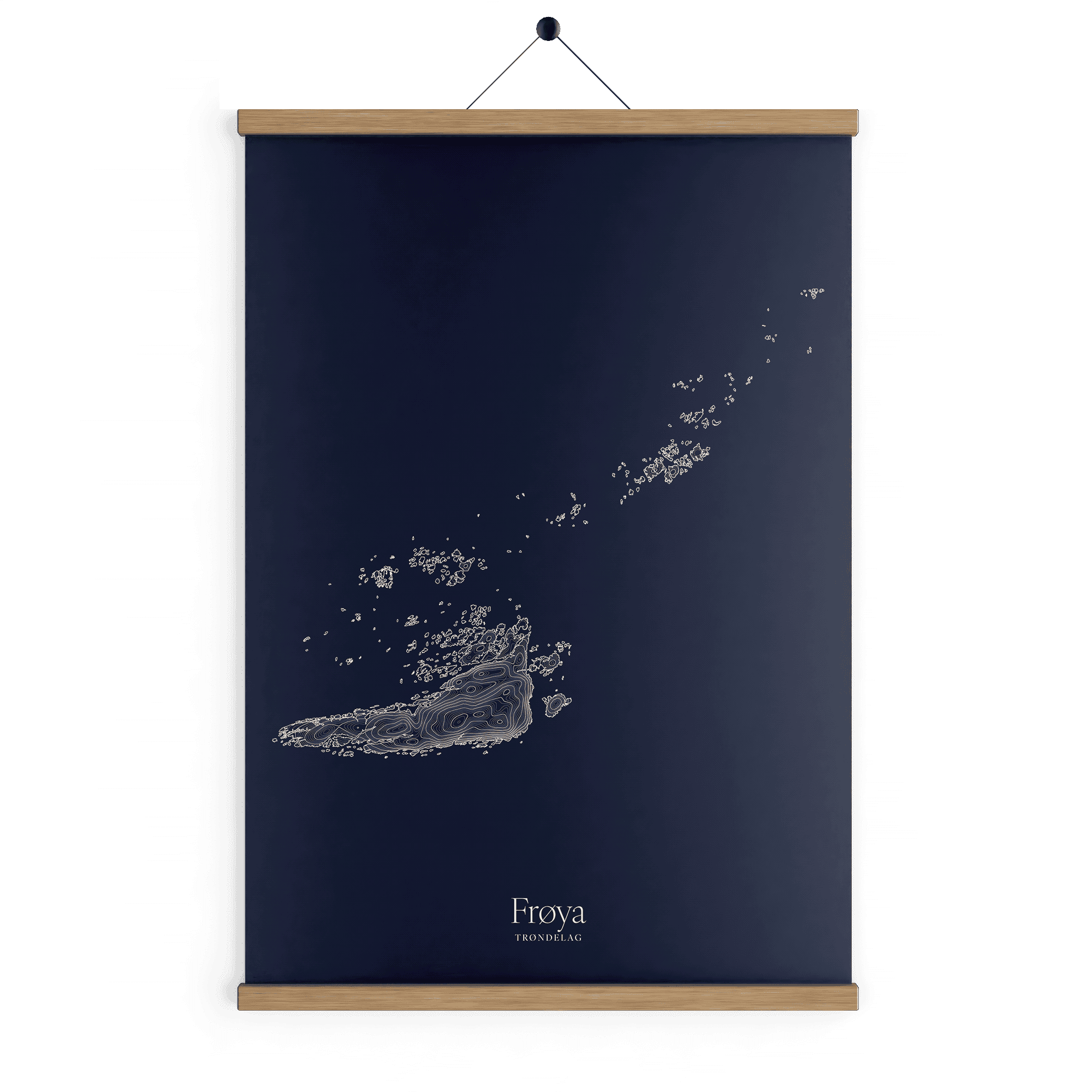 Frøya kotekart - Vinternatt