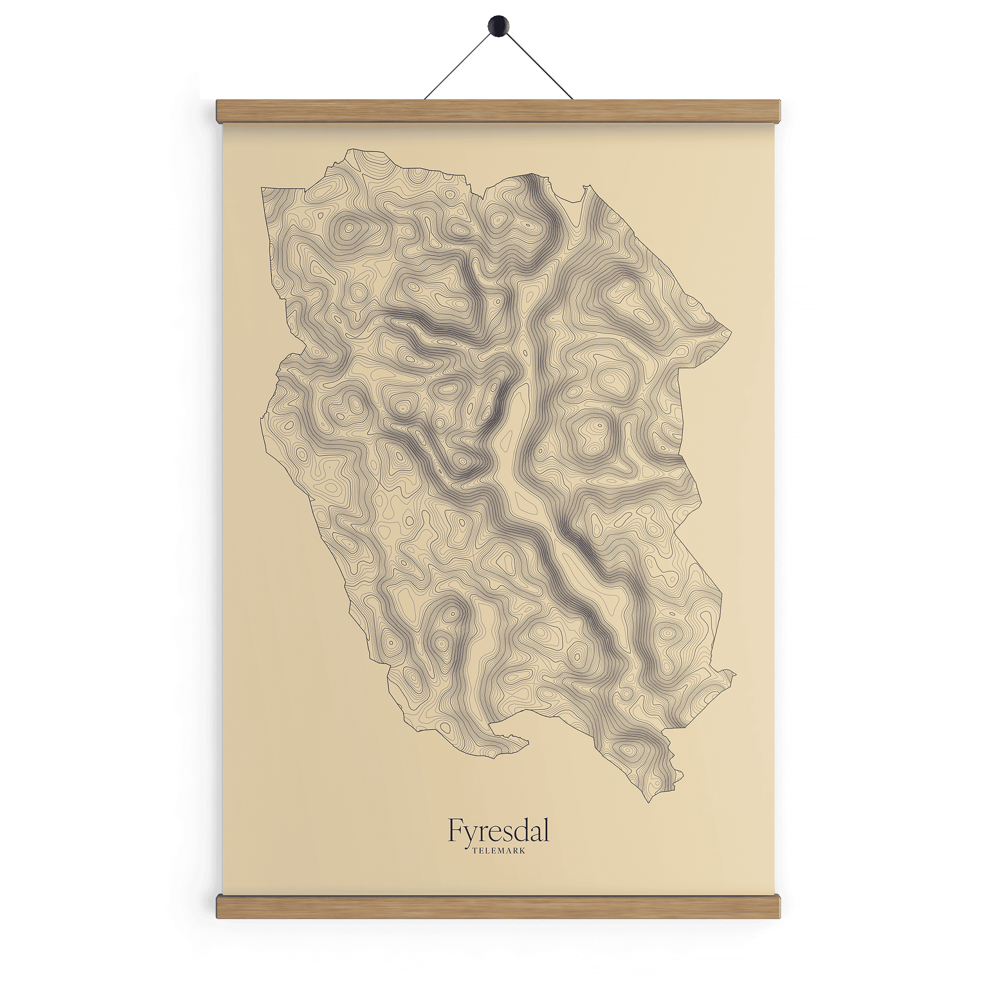 Fyresdal kotekart - Sandstein