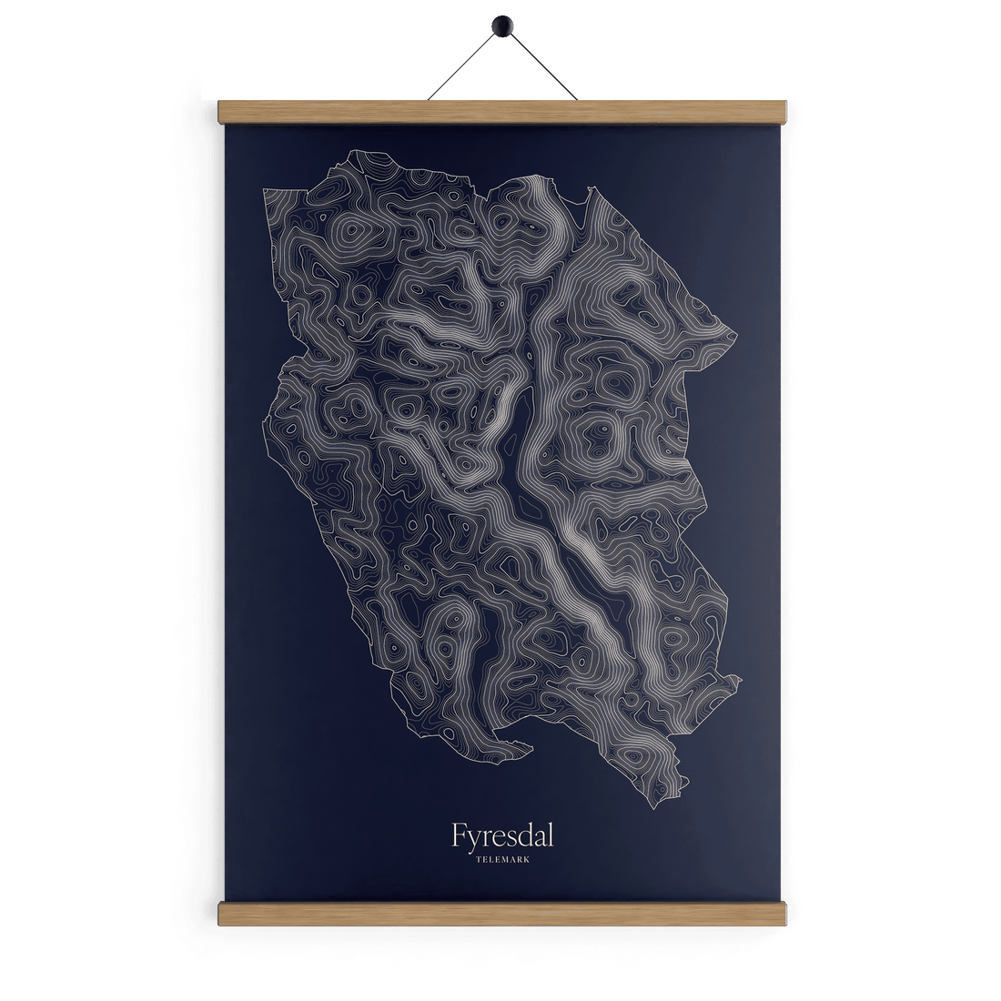Fyresdal kotekart - Vinternatt