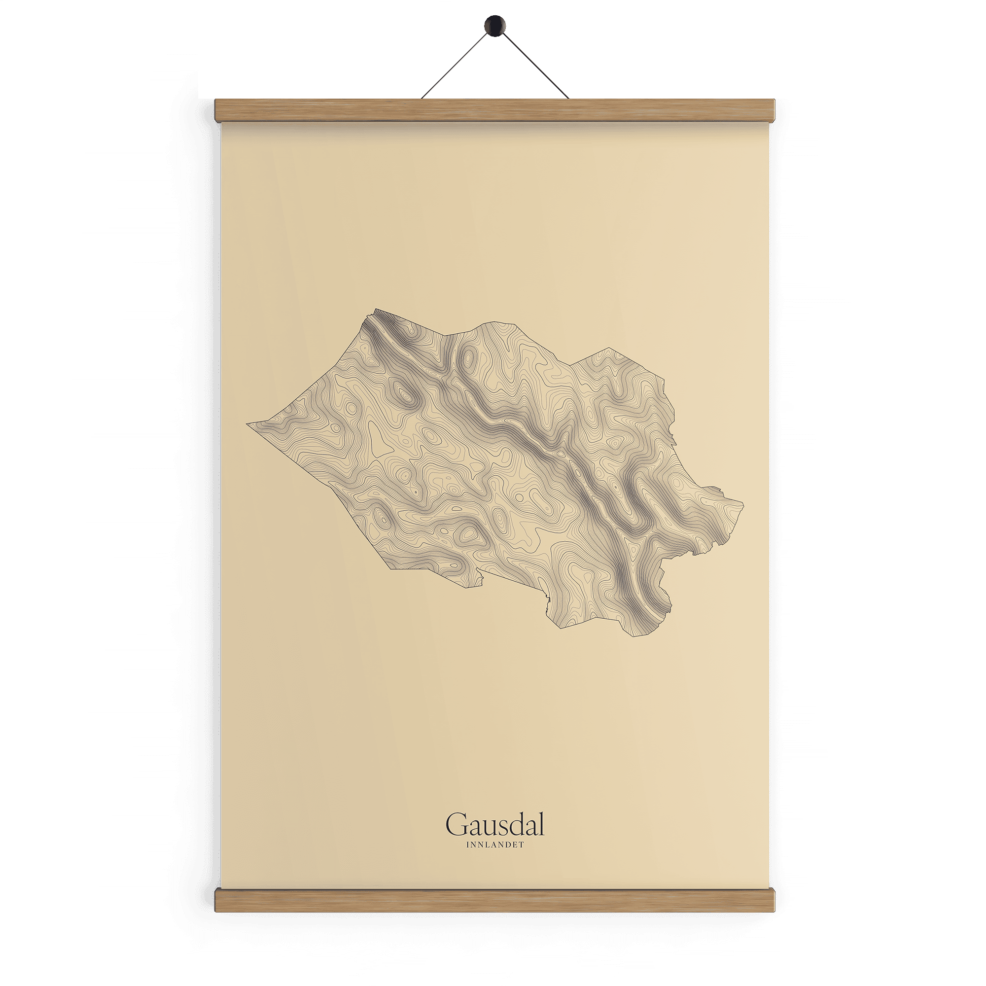 Gausdal kotekart - Sandstein