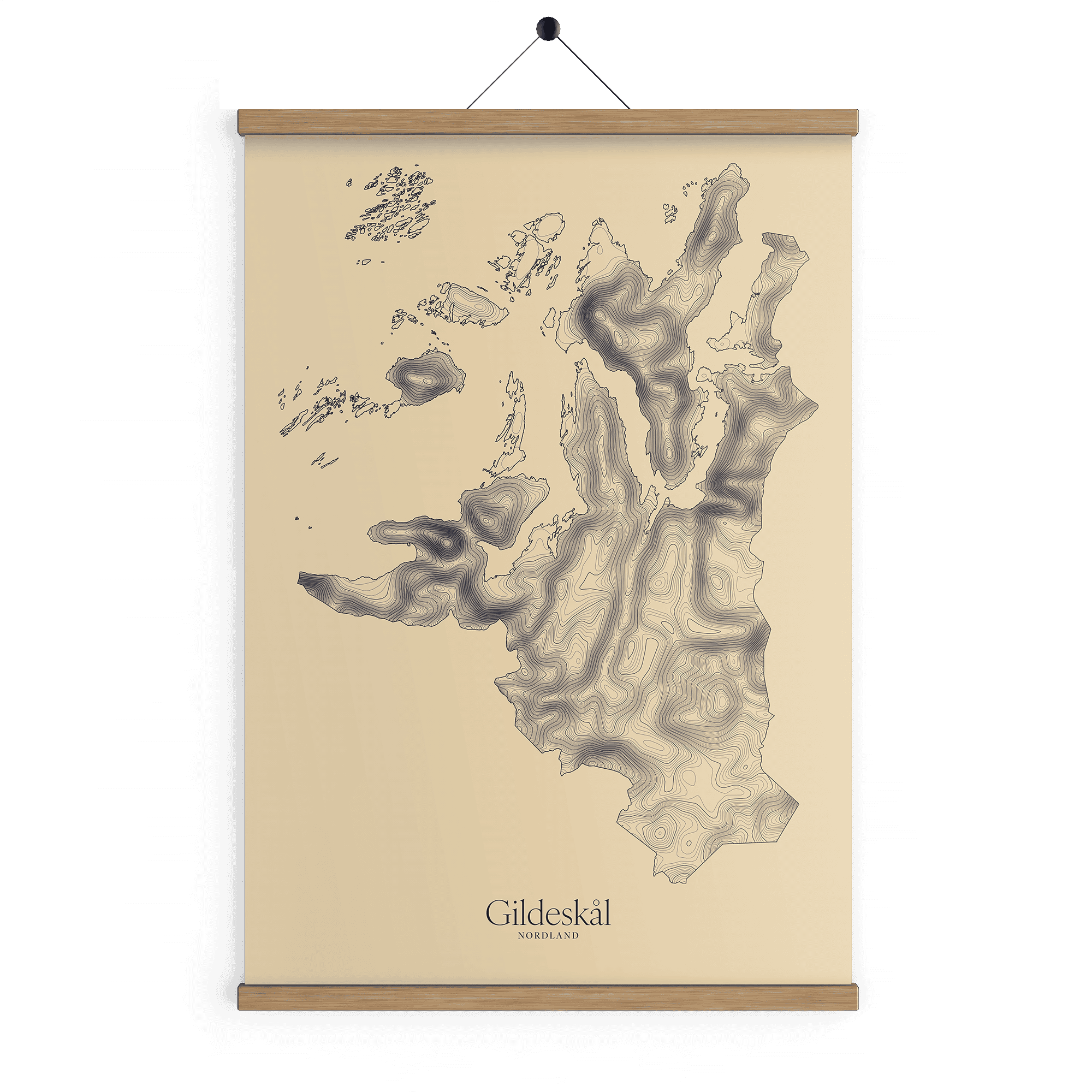 Gildeskål kotekart - Sandstein