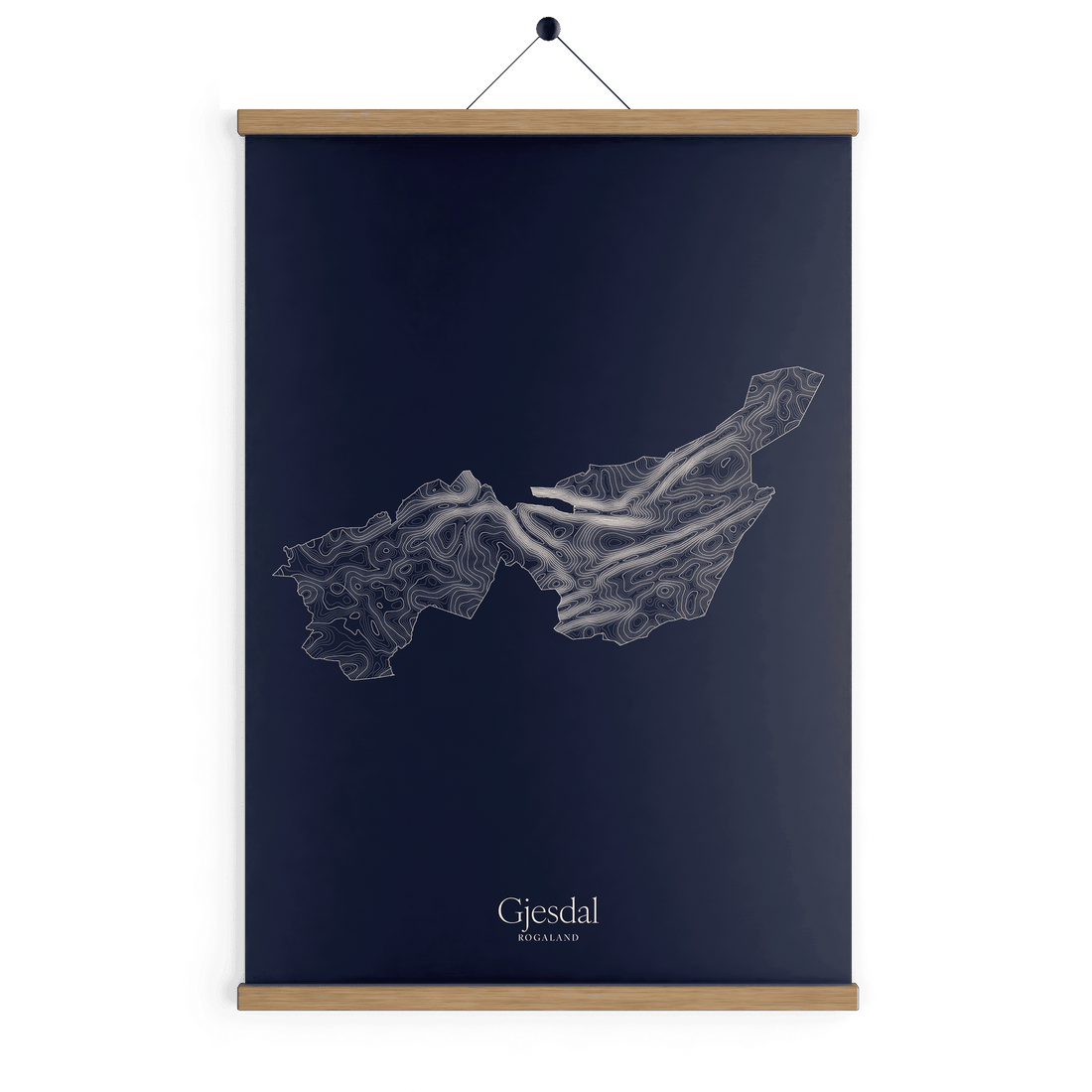 Gjesdal kotekart - Vinternatt