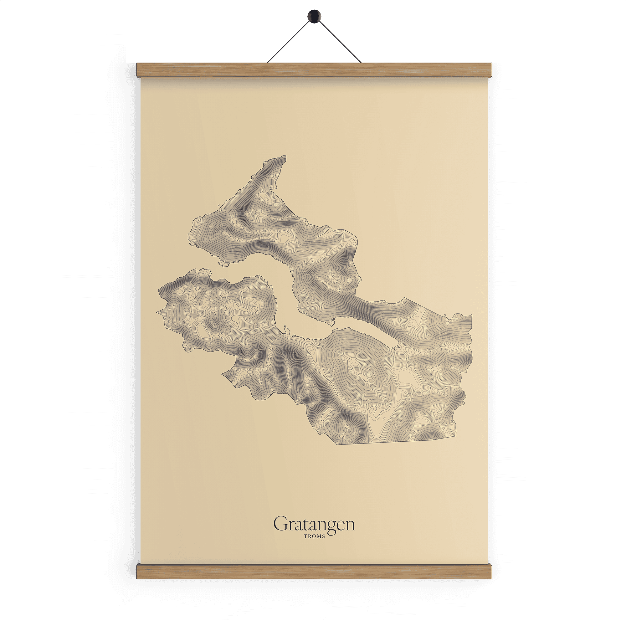 Gratangen kotekart - Sandstein