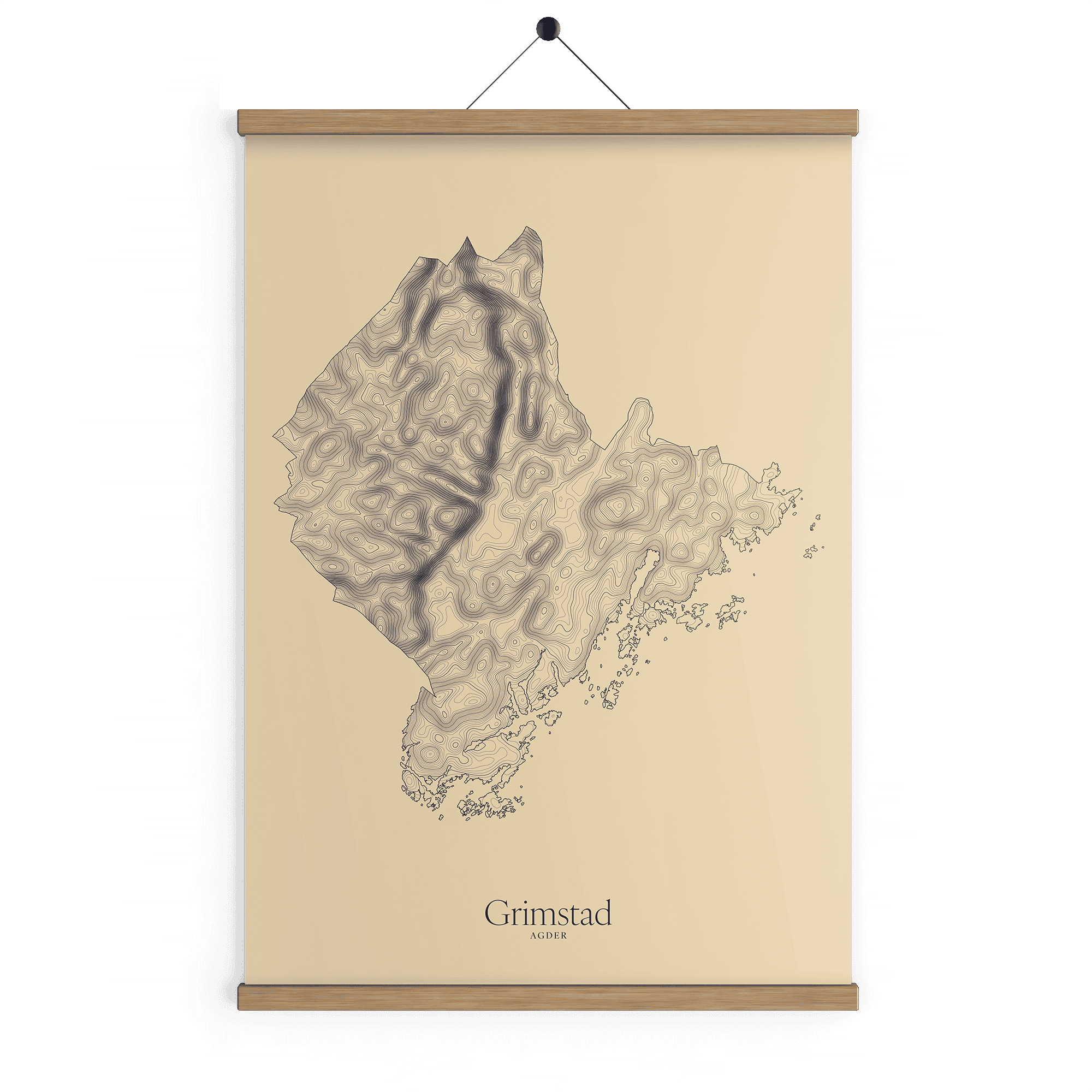 Grimstad kotekart - Sandstein