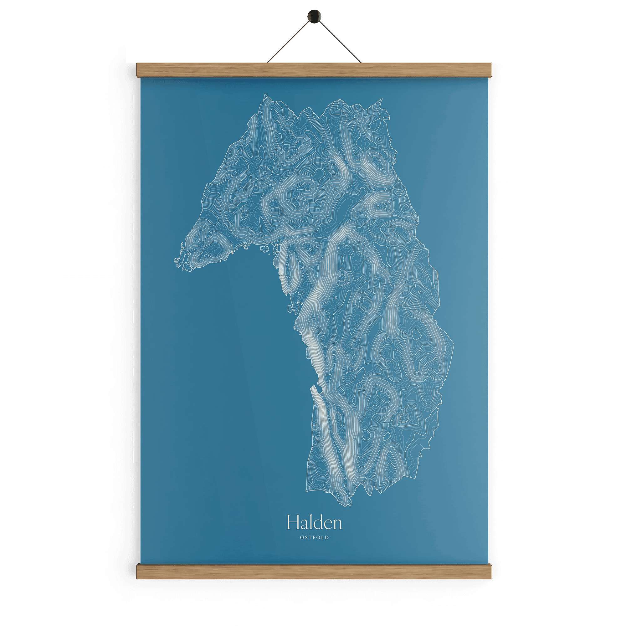 Halden kotekart - Himmelblå