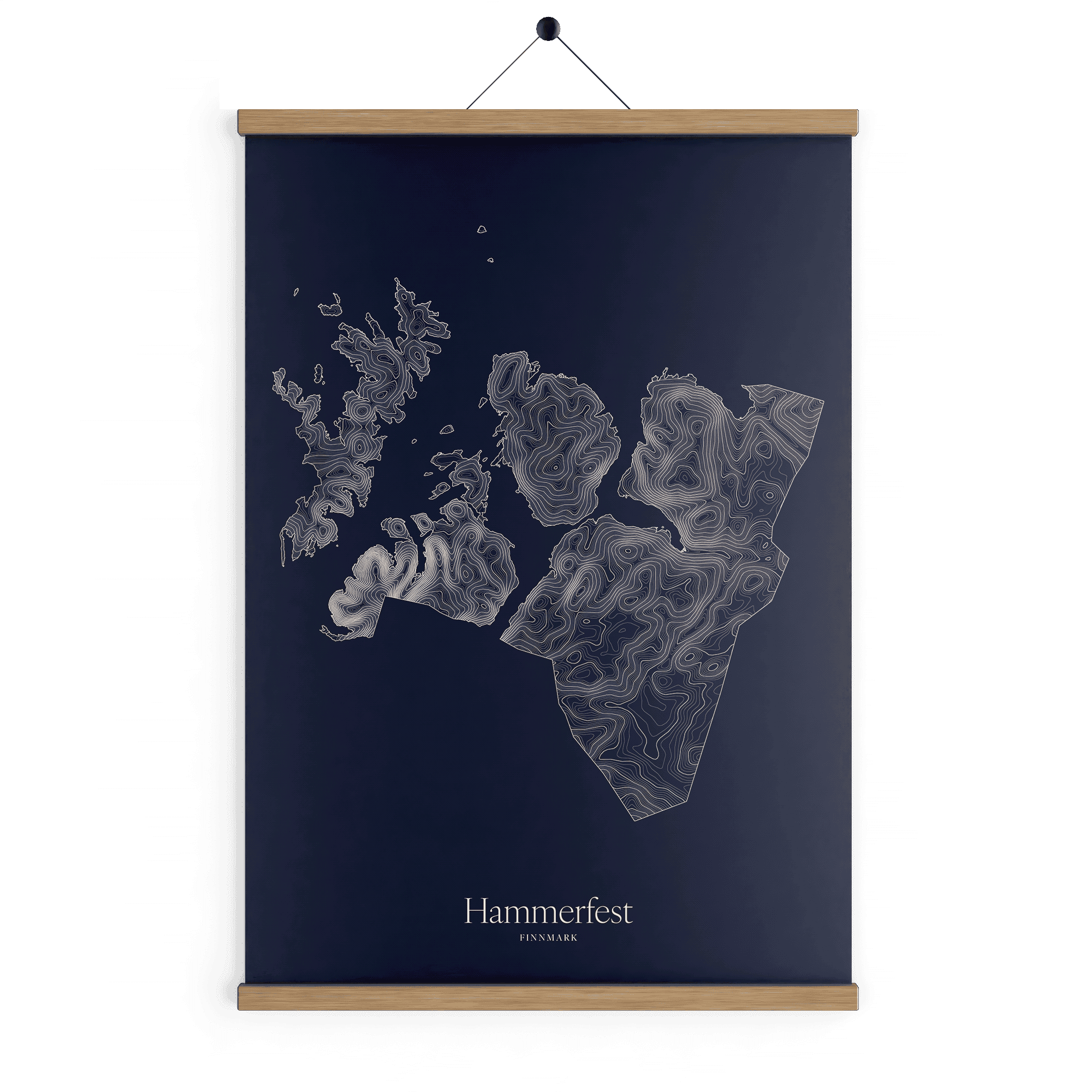 Hammerfest kotekart - Vinternatt
