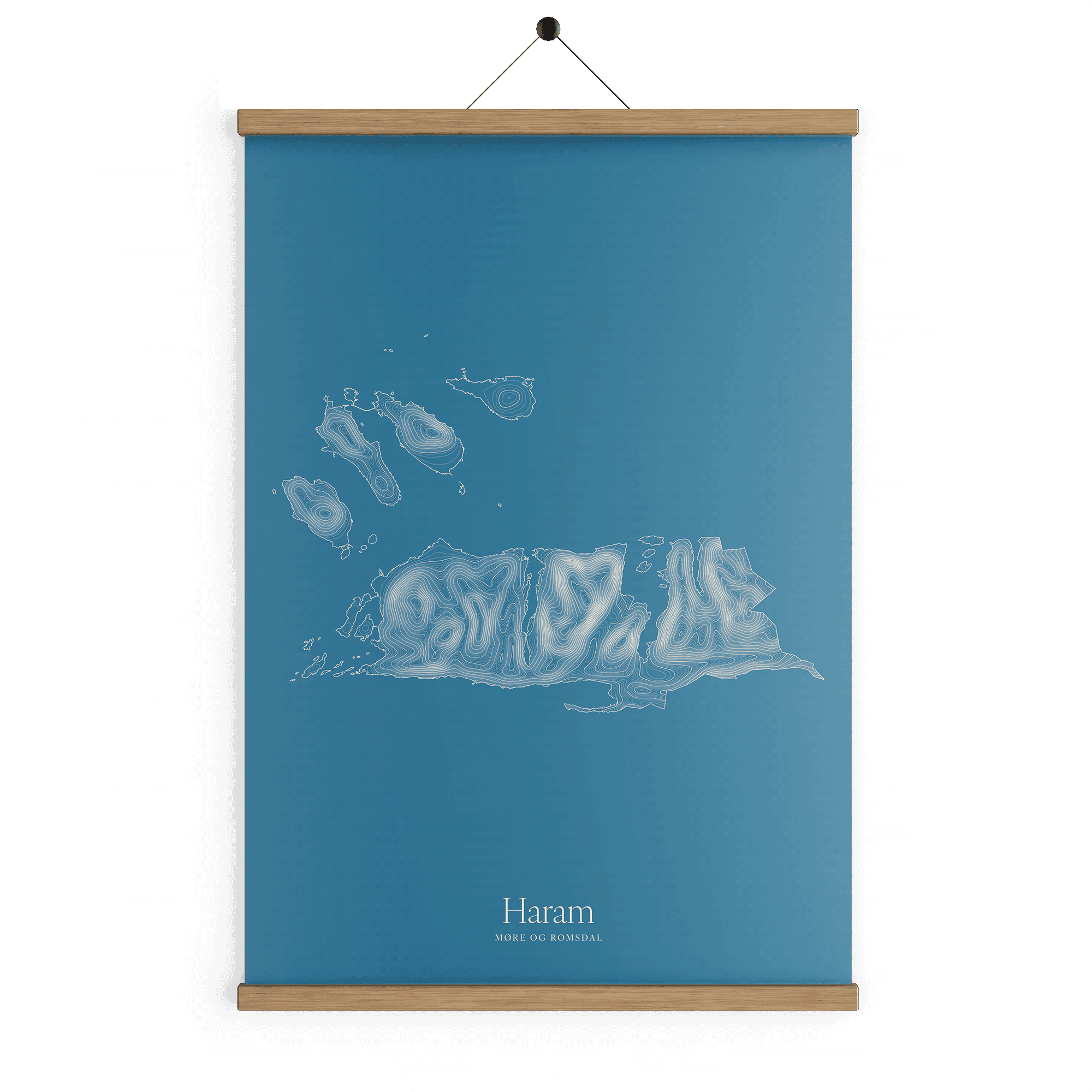 Haram kotekart - Himmelblå