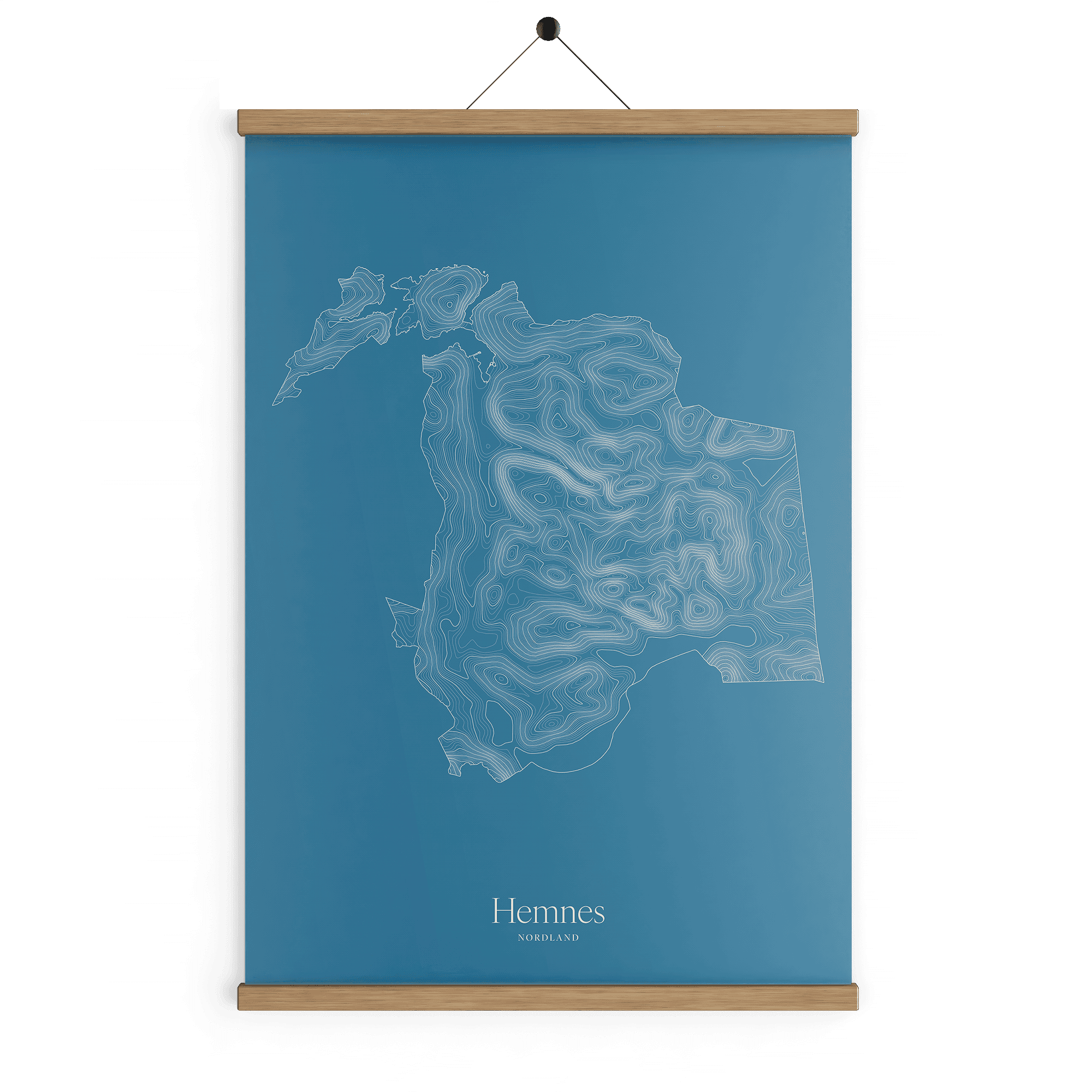 Hemnes kotekart - Himmelblå