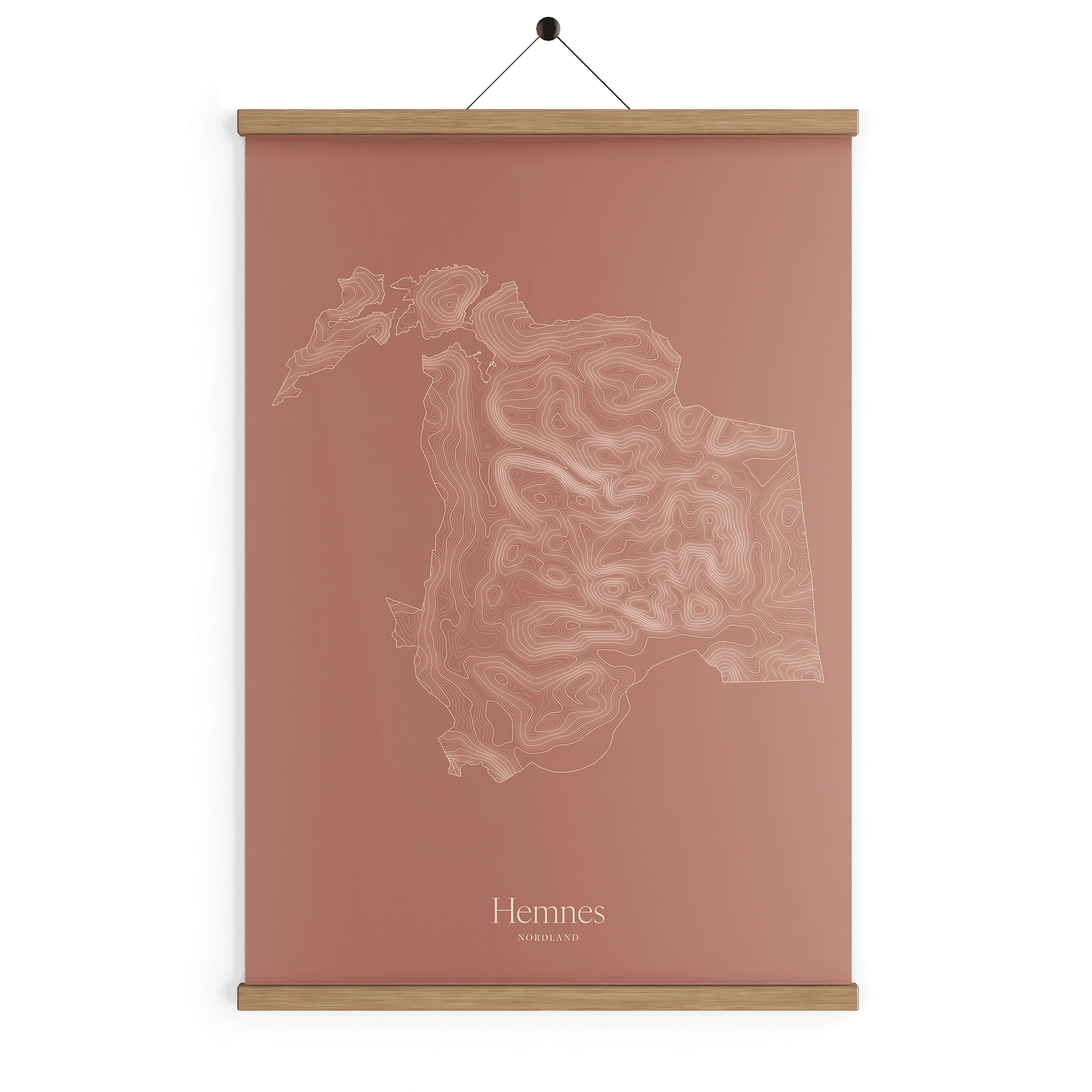 Hemnes kotekart - Rustrød