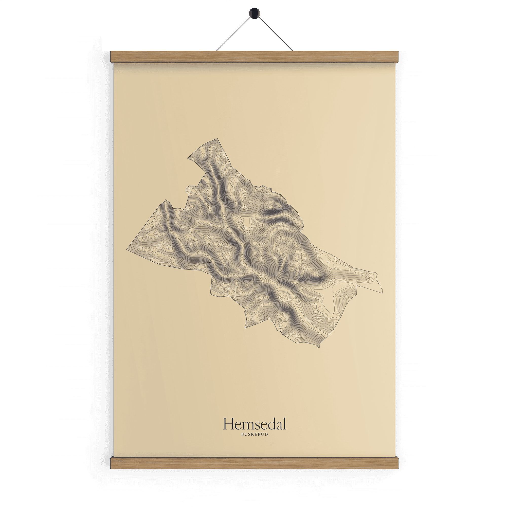 Hemsedal kotekart - Sandstein