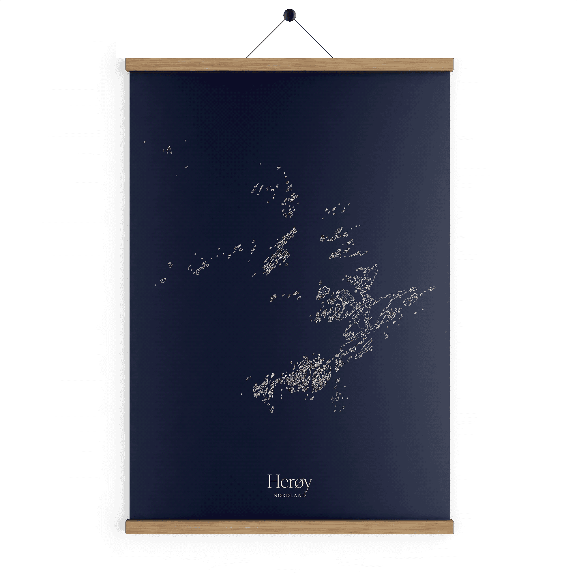 Herøy kotekart - Vinternatt