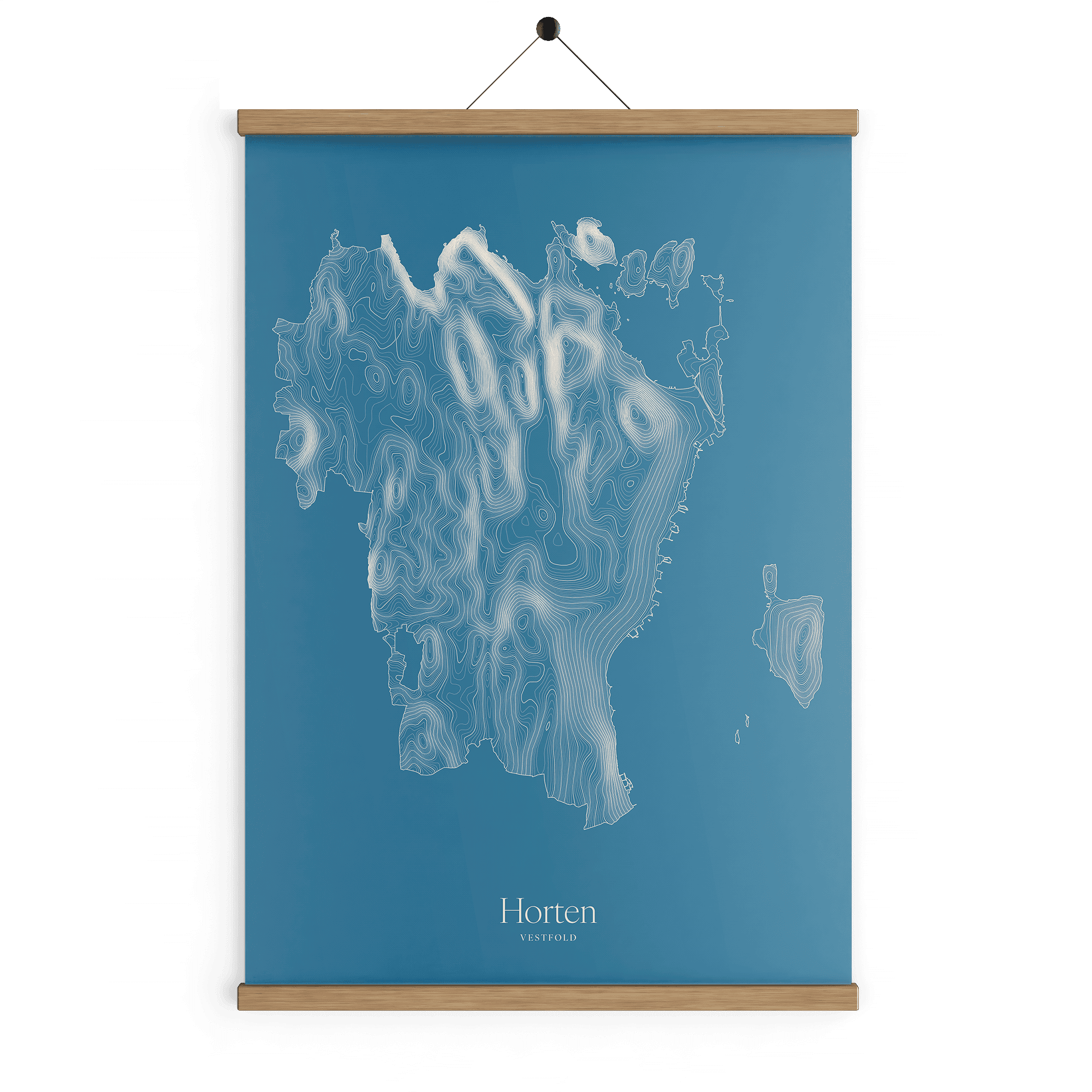 Horten kotekart - Himmelblå