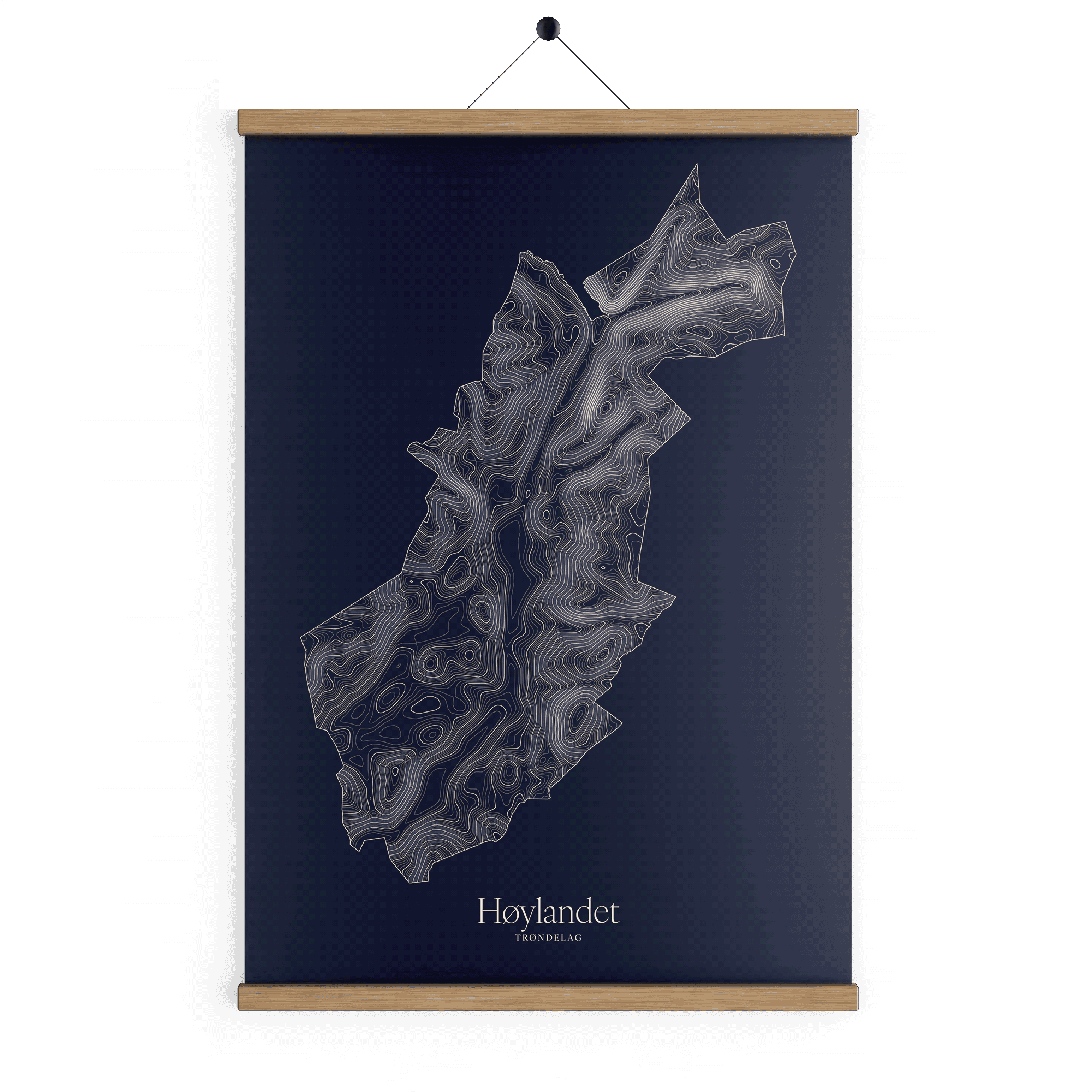 Høylandet kotekart - Vinternatt