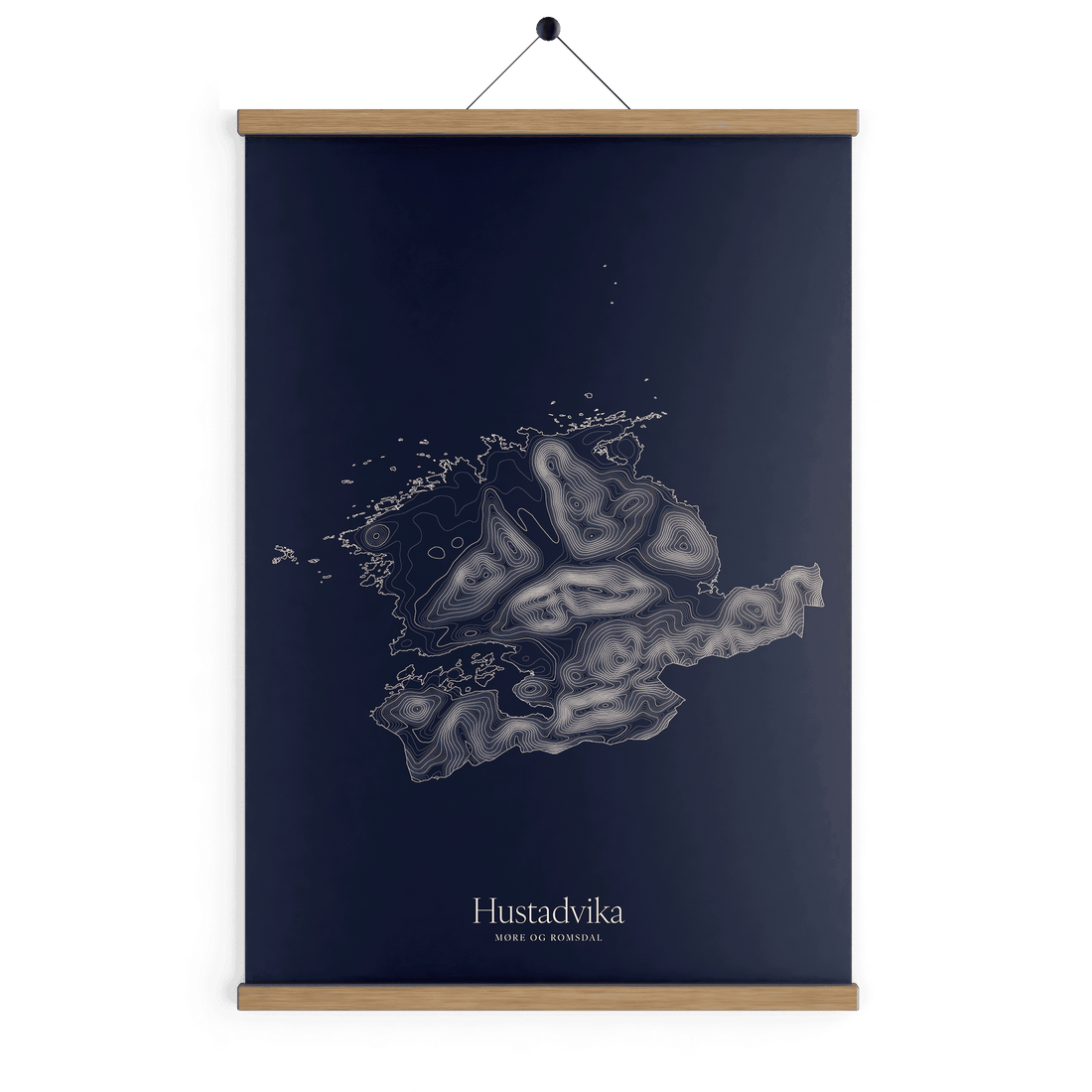 Hustadvika kotekart - Vinternatt