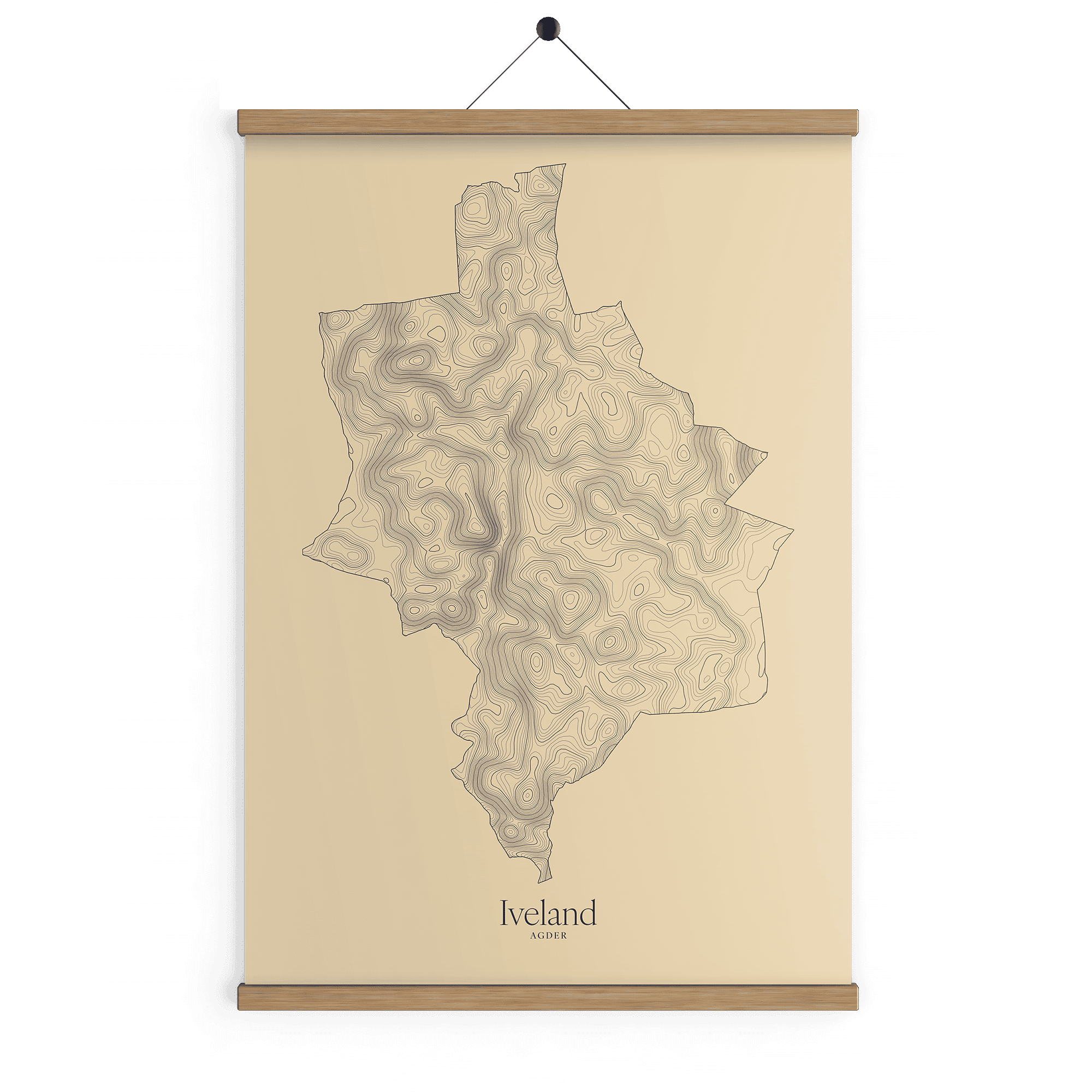 Iveland kotekart - Sandstein