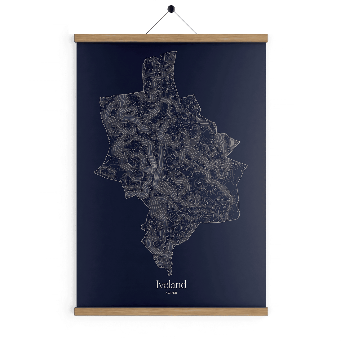 Iveland kotekart - Vinternatt