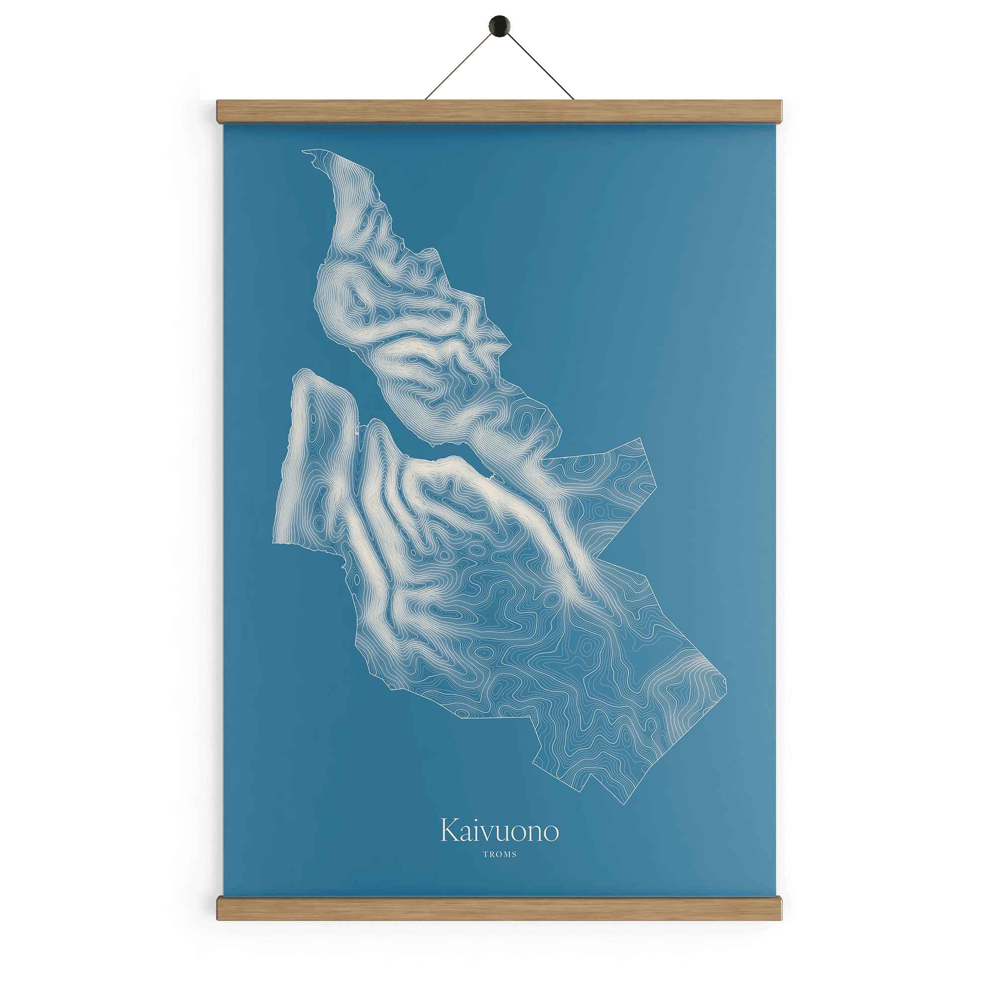 Kaivuono kotekart - Himmelblå