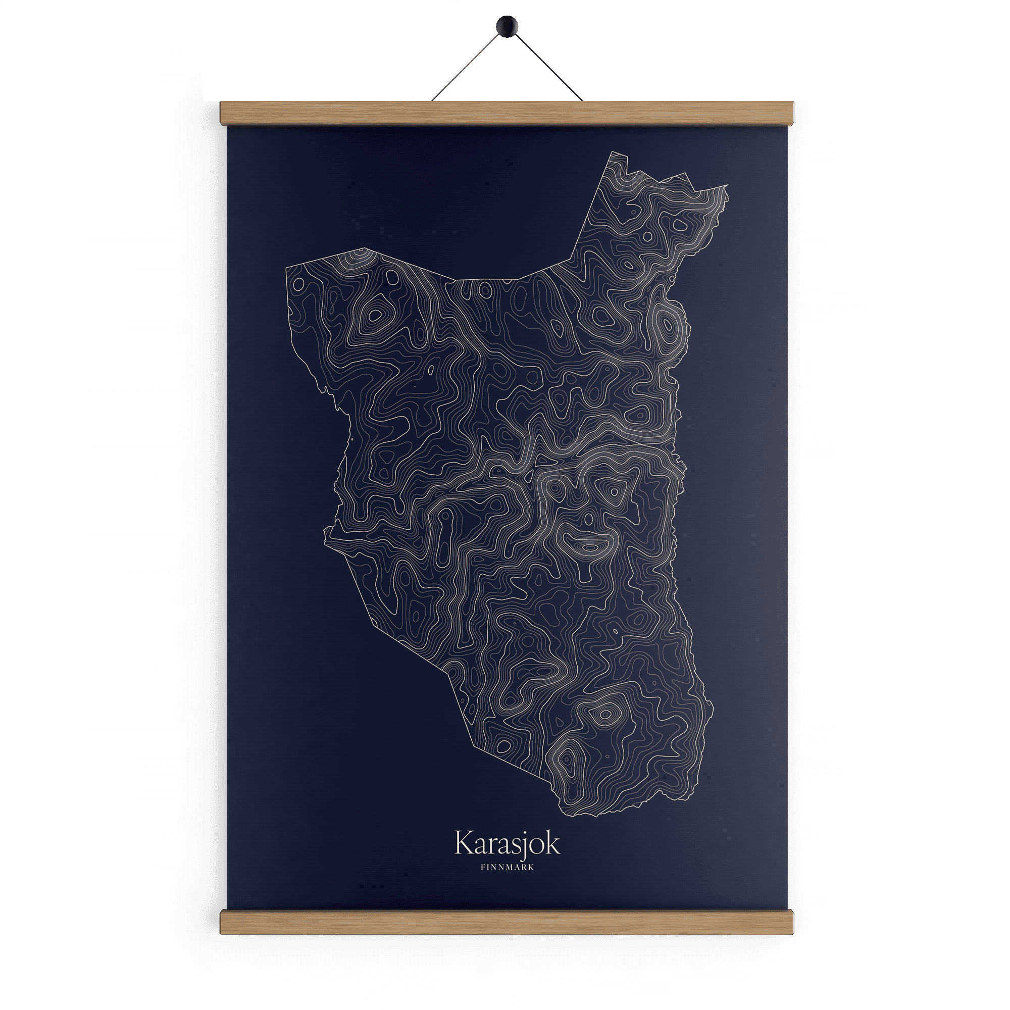 Karasjok kotekart - Vinternatt