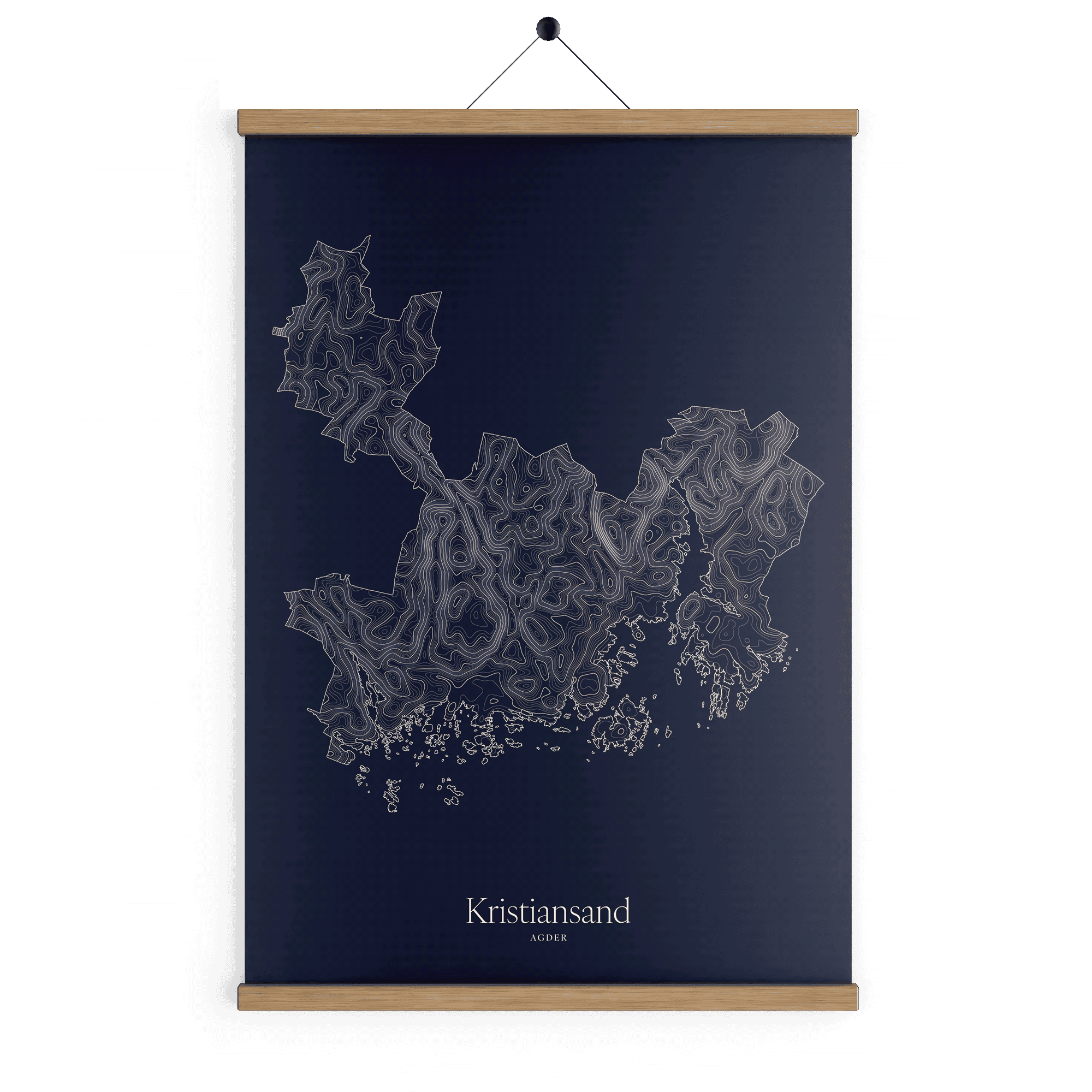 Kristiansand kotekart - Vinternatt