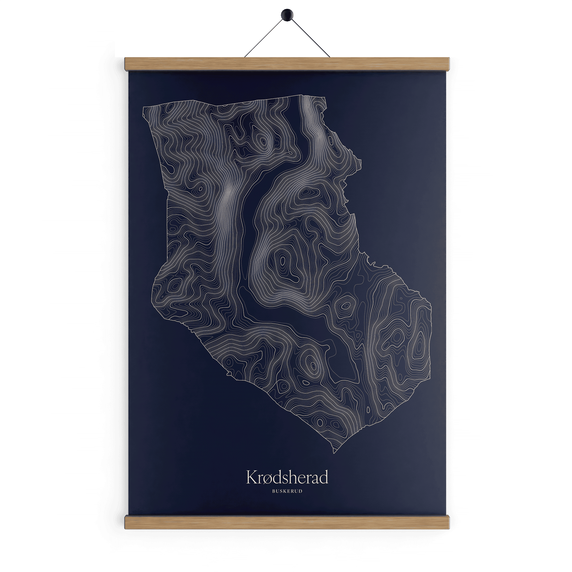 Krødsherad kotekart - Vinternatt