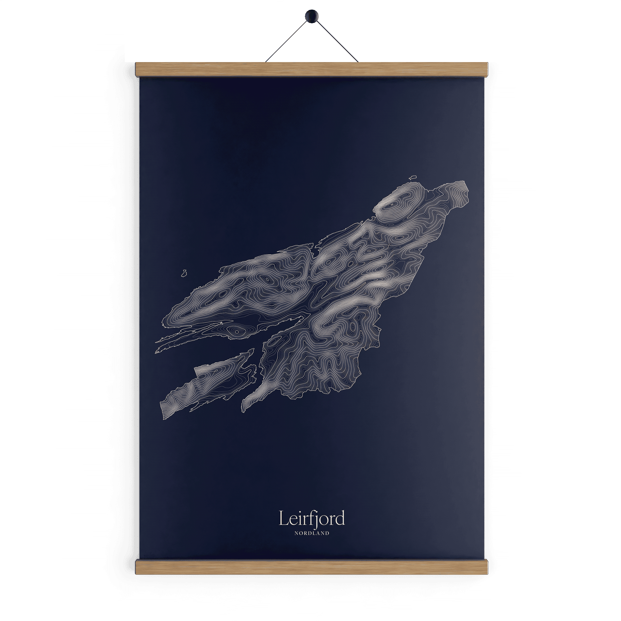 Leirfjord kotekart - Vinternatt