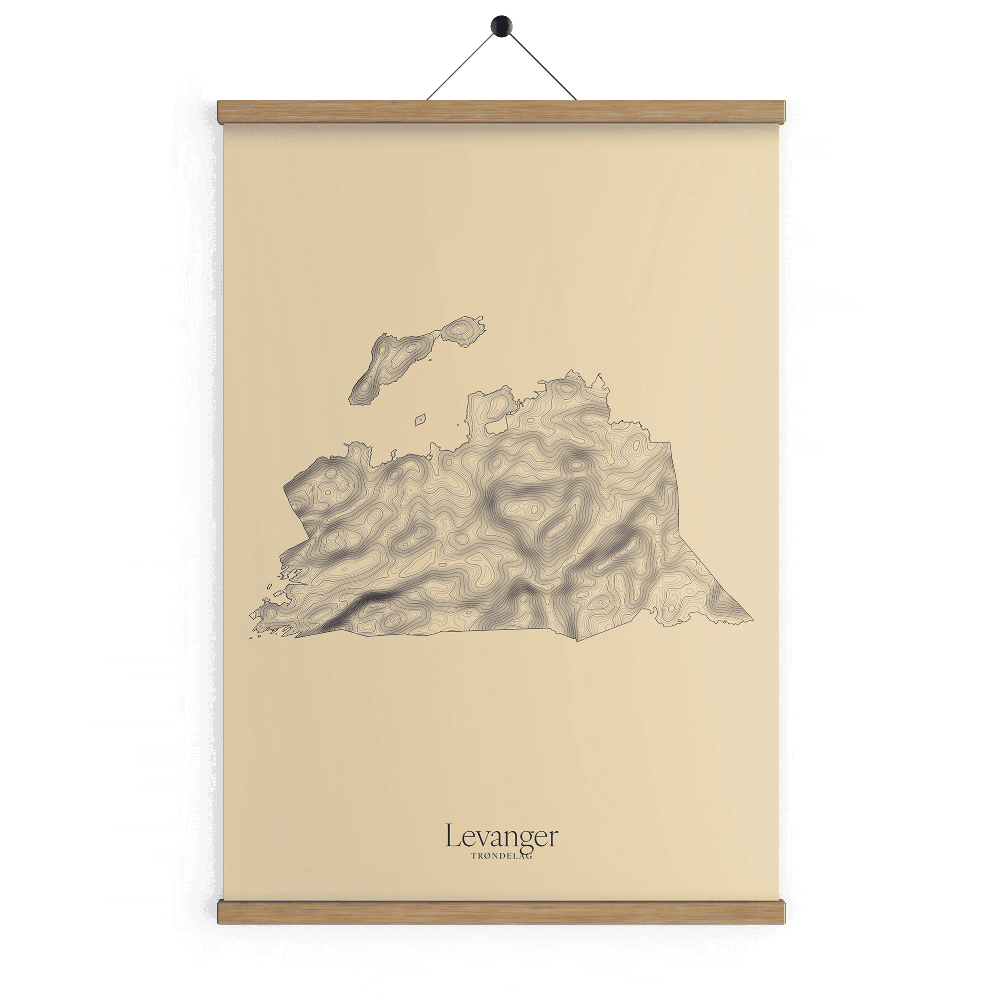 Levanger kotekart - Sandstein
