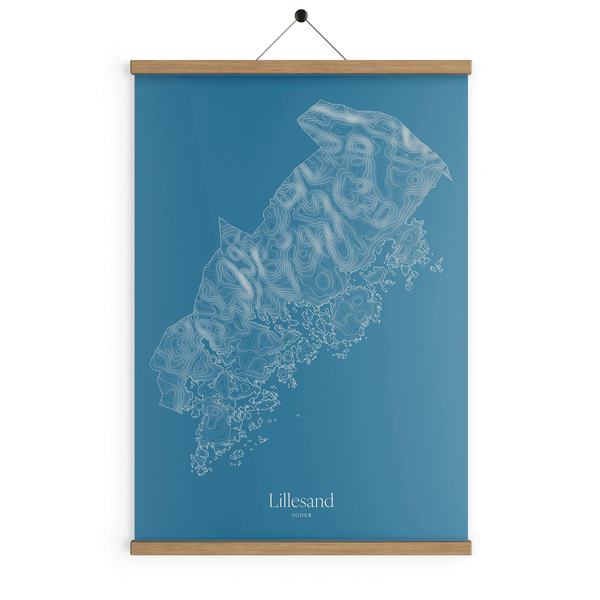 Lillesand kotekart - Himmelblå