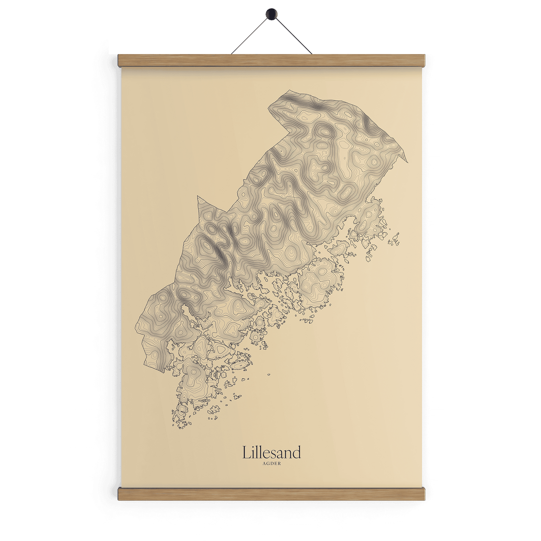 Lillesand kotekart - Sandstein