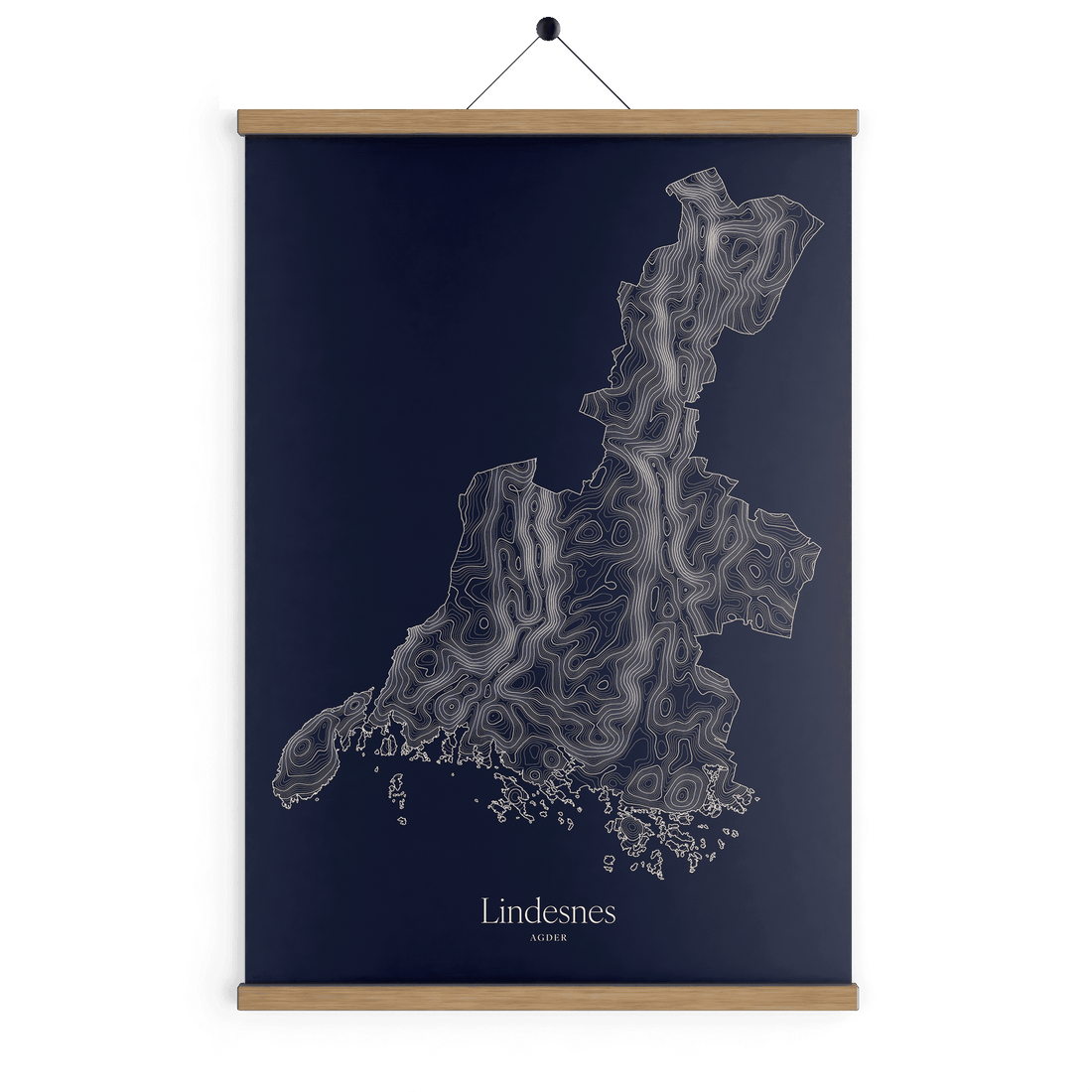 Lindesnes kotekart - Vinternatt