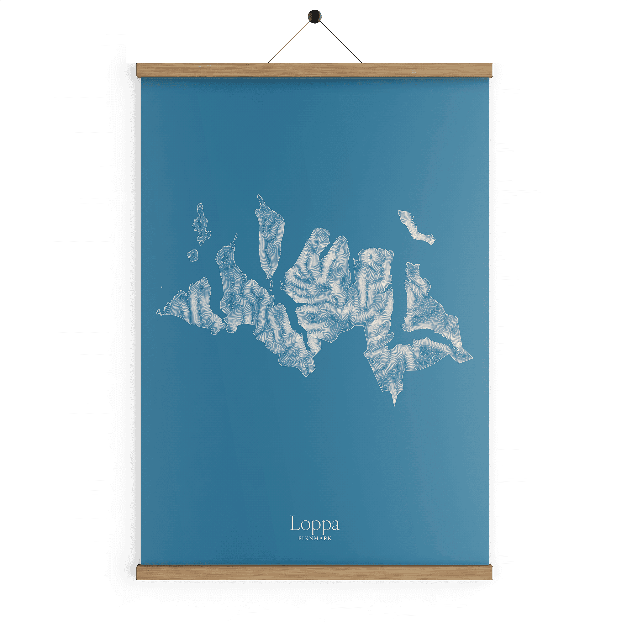 Loppa kotekart - Himmelblå