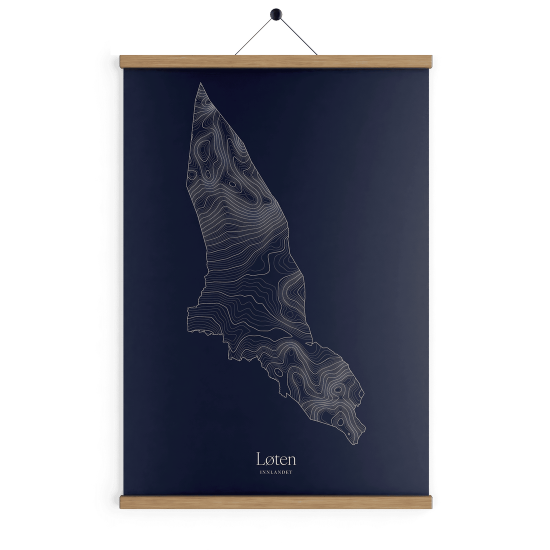 Løten kotekart - Vinternatt