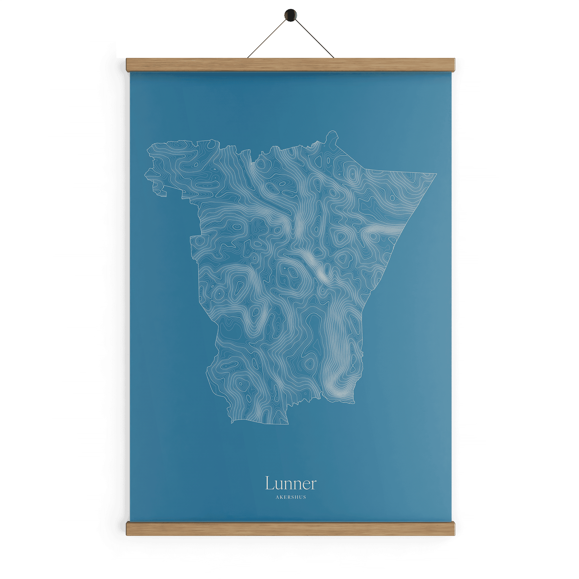 Lunner kotekart - Himmelblå