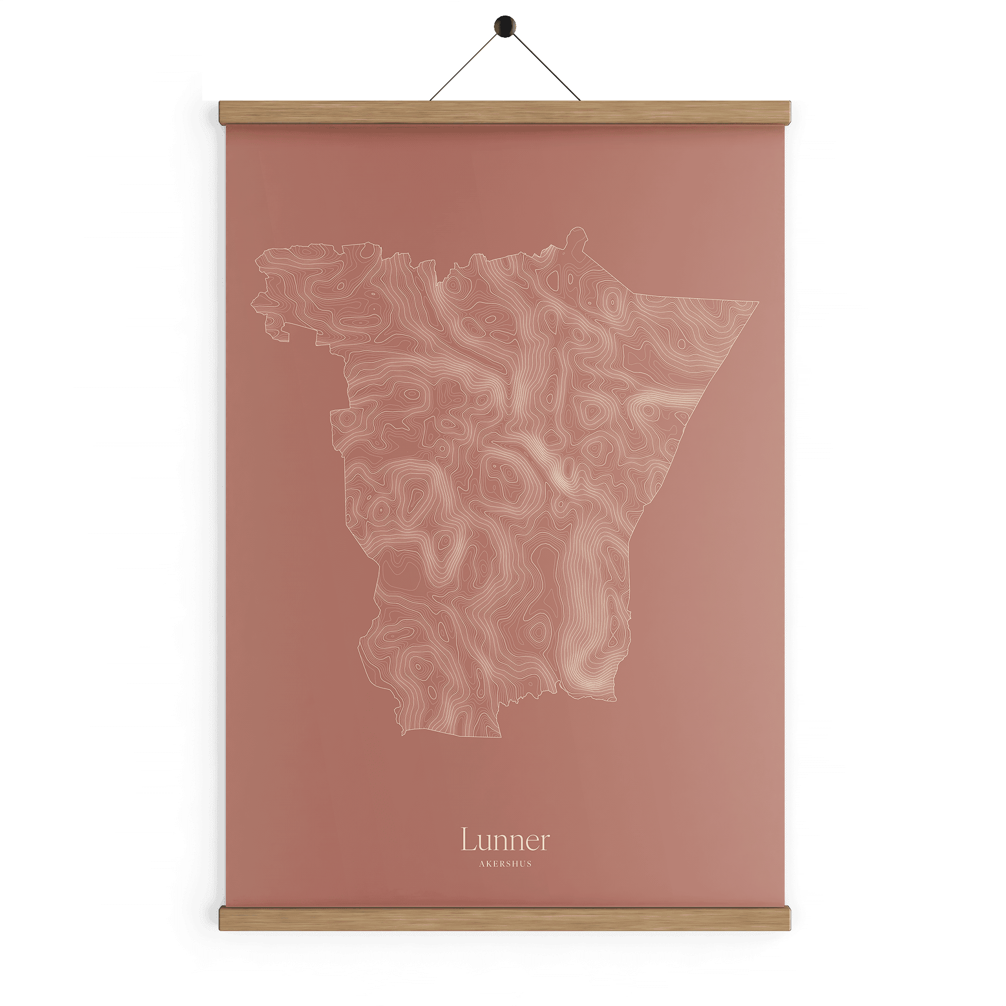 Lunner kotekart - Rustrød