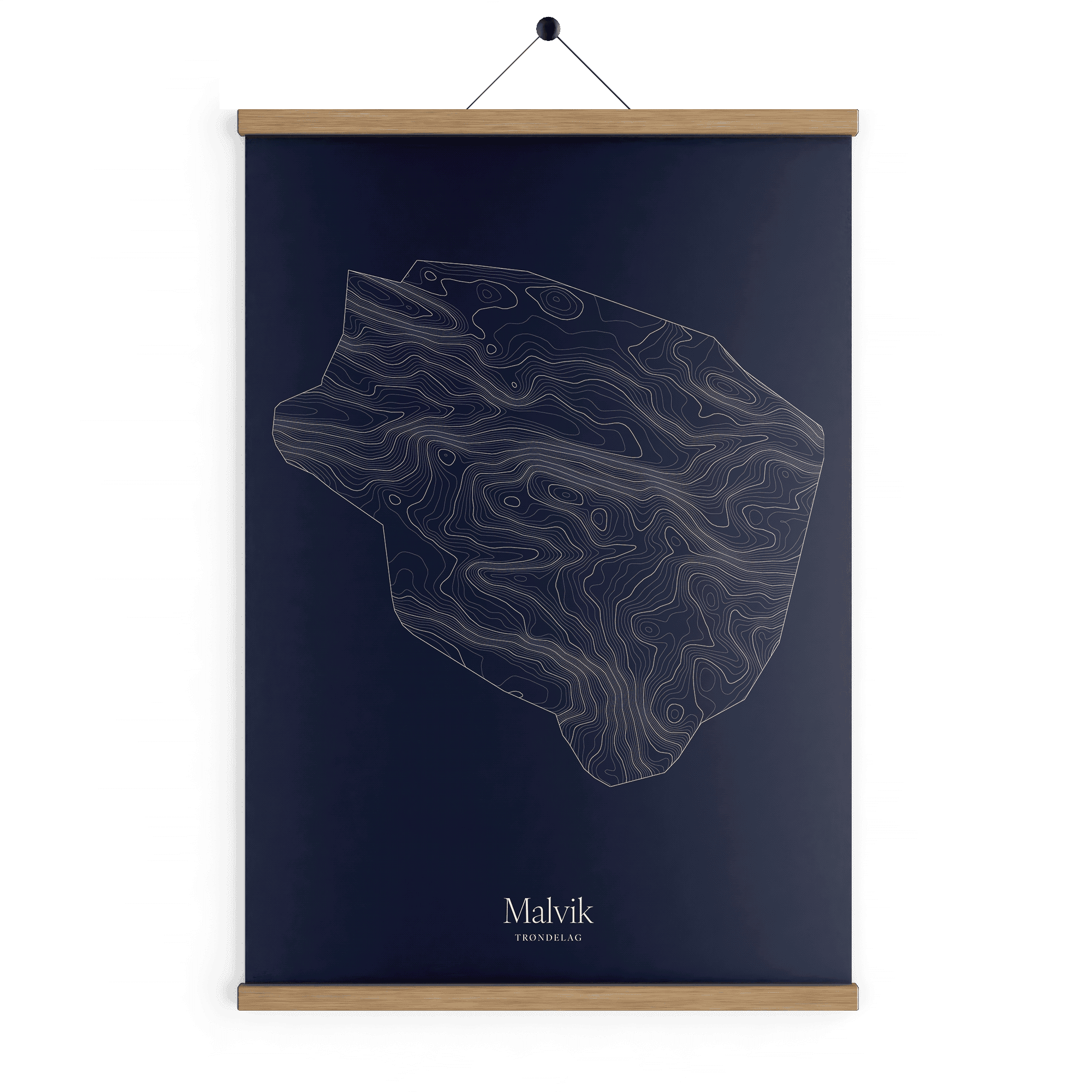 Malvik kotekart - Vinternatt