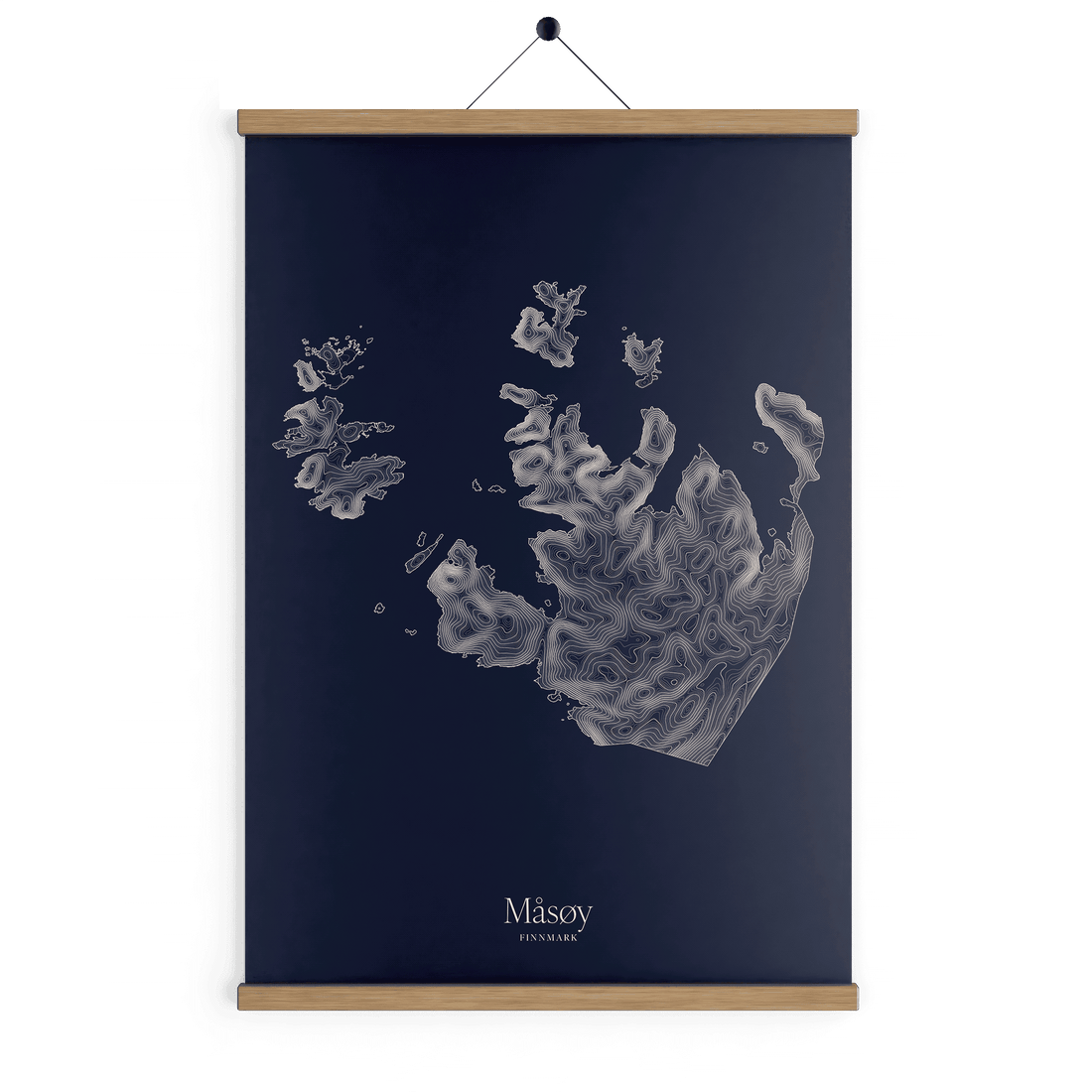 Måsøy kotekart - Vinternatt