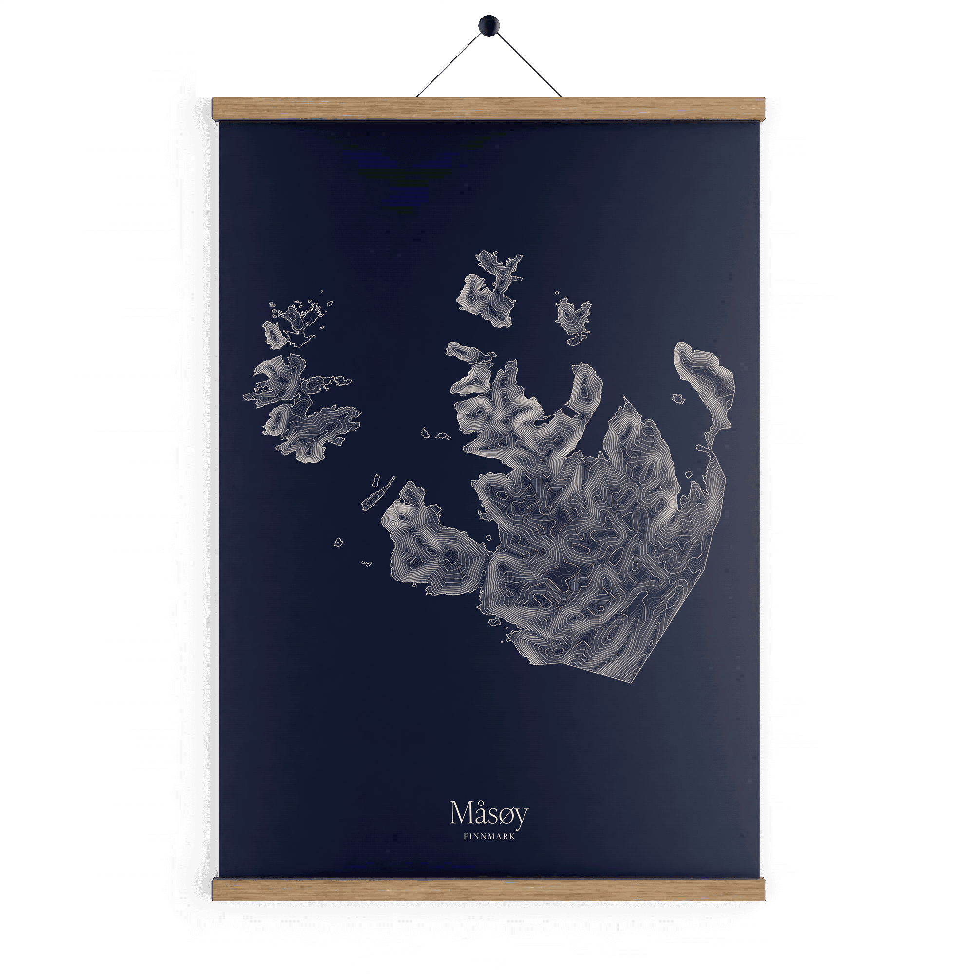 Måsøy kotekart - Vinternatt